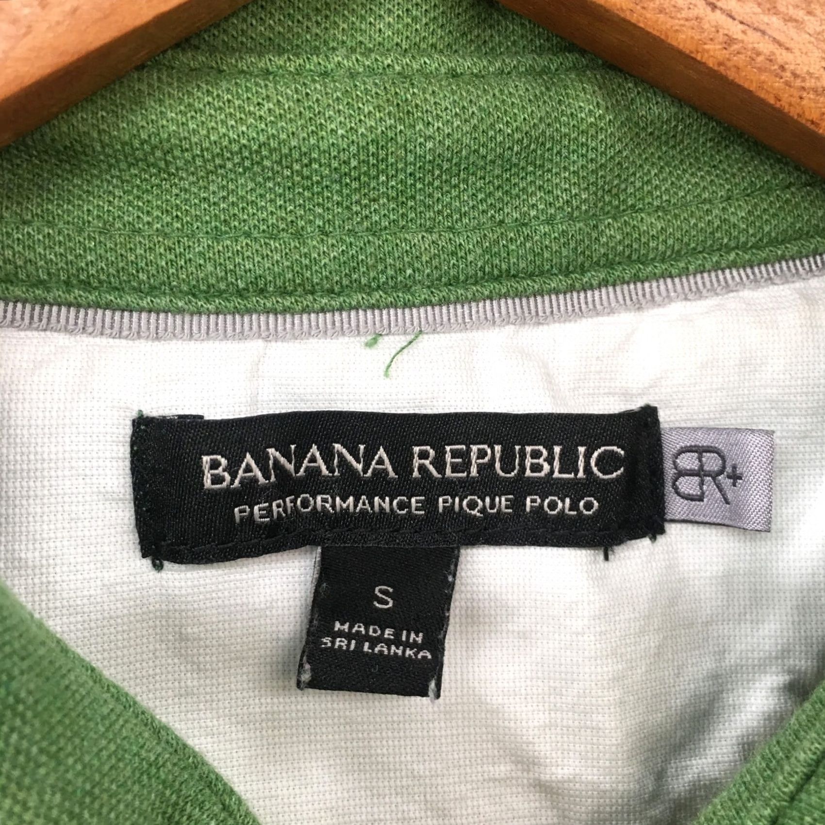 Banana Republic Banana Republic Polo Shirt Mens S Green Cotton Blend Short Sleeve Chest Pocket Size US S / EU 44-46 / 1 - 6 Thumbnail