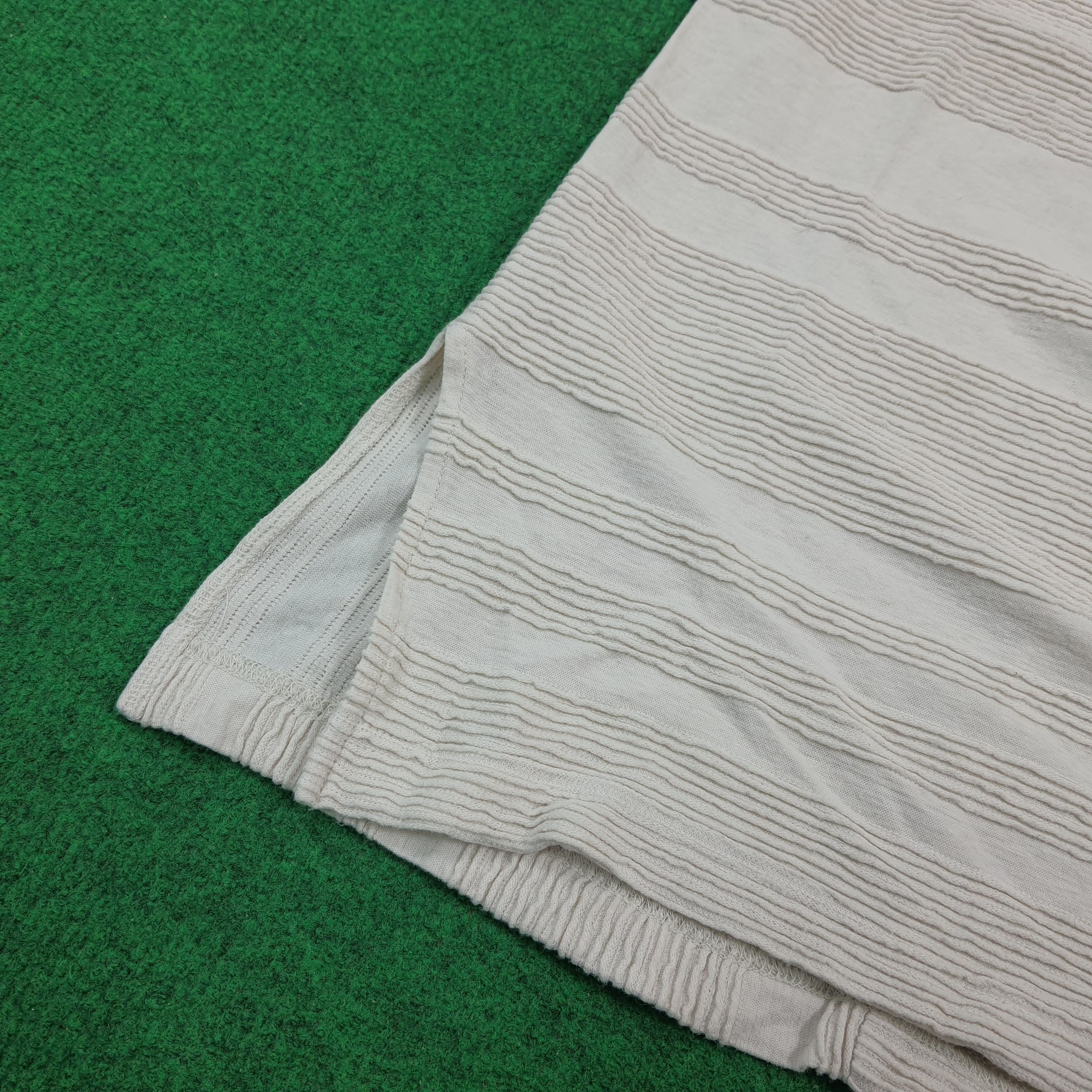 Issey Miyake Plantation Issey Miyake Seersucker Pleated Blouse C301N72 Size M / US 6-8 / IT 42-44 - 6 Thumbnail