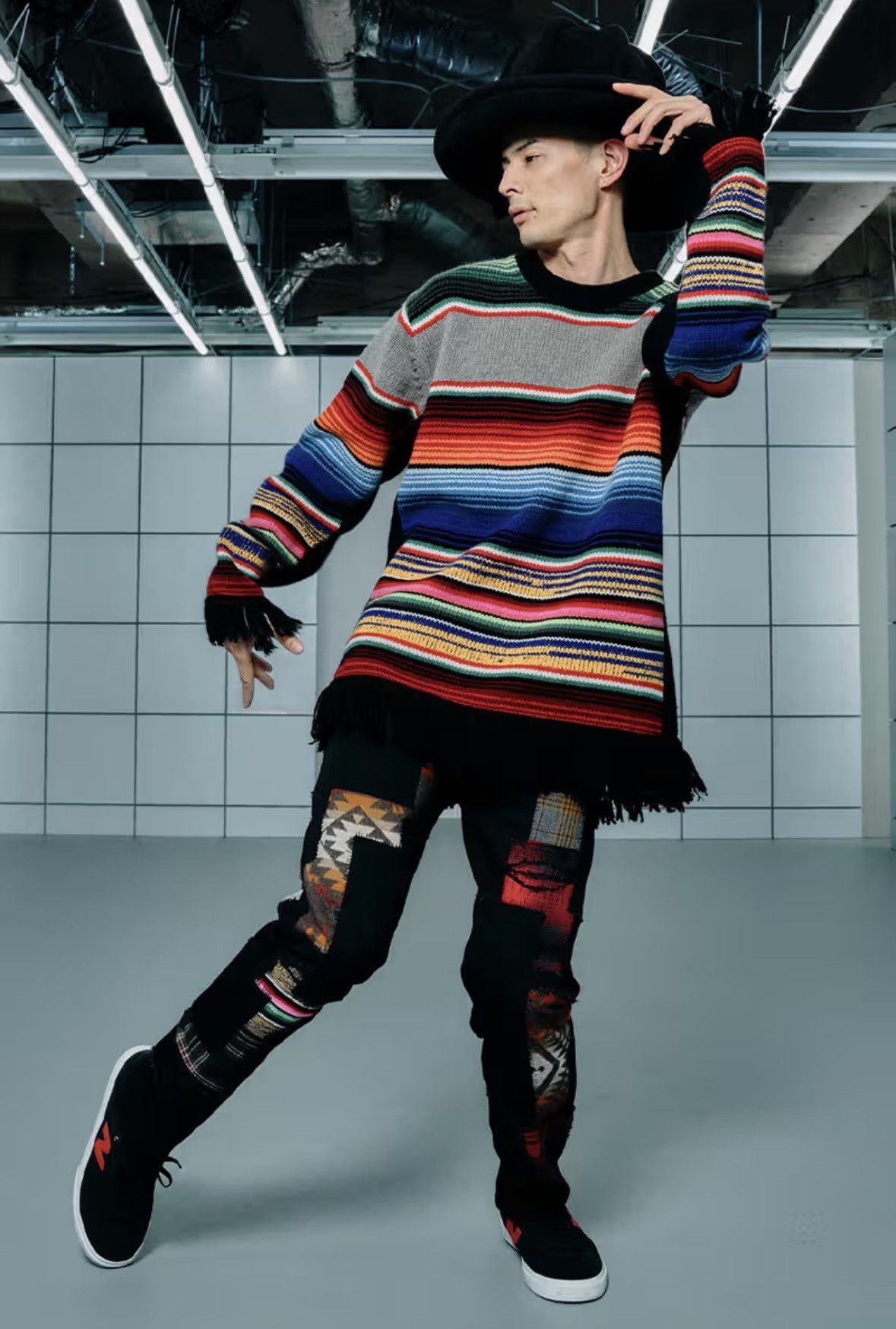 Junya Watanabe × Levi's × Pendleton Junya Watanabe Jamiroquai Pendleton Patchwork Denim Size US 29 - 3 Thumbnail