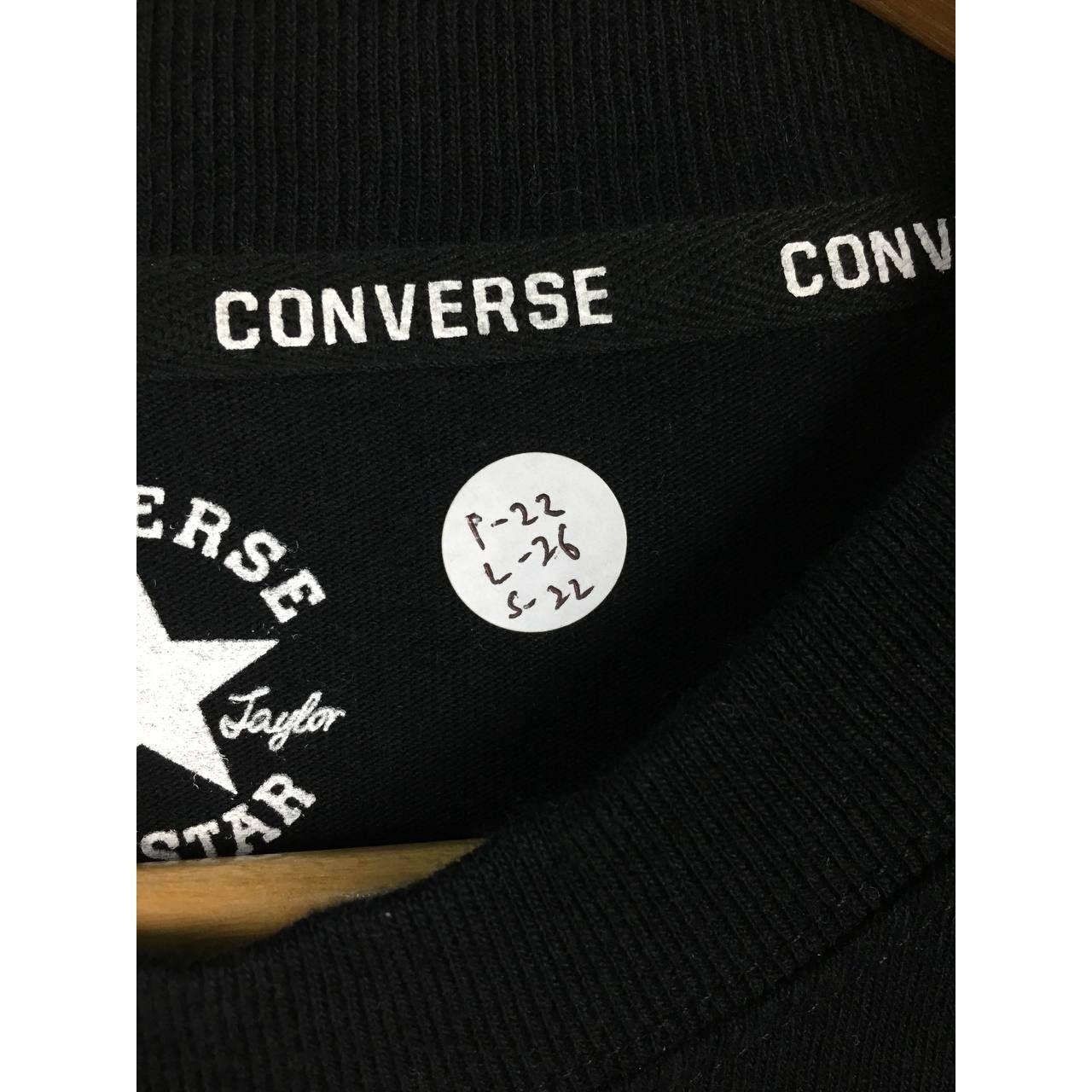 Converse × Vintage Converse All Star Embroidered Logo Long Sleeve Tee Size US L / EU 52-54 / 3 - 9 Thumbnail