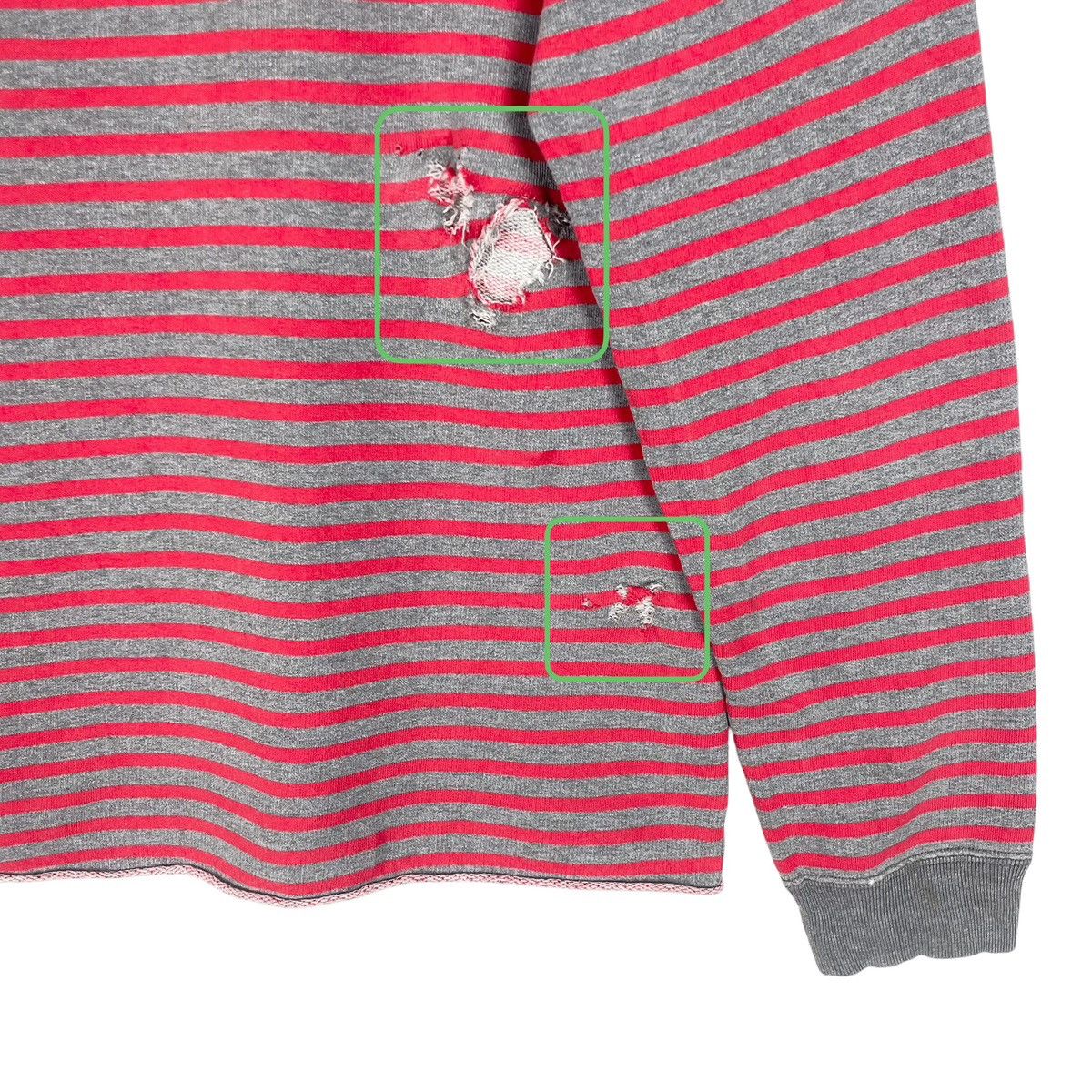 Comme des Garcons Junya Watanabe Man Comme Des Garcons Distressed Sweatshirt Size US M / EU 48-50 / 2 - 10 Thumbnail