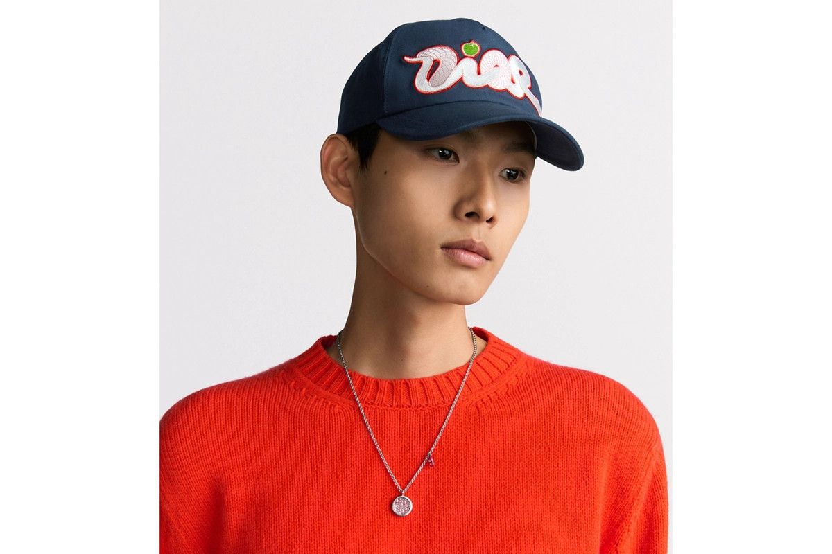 Dior o1bcso1str0126 Size:OS/Kaws Cap in Nevy Blue Size ONE SIZE - 4 Thumbnail