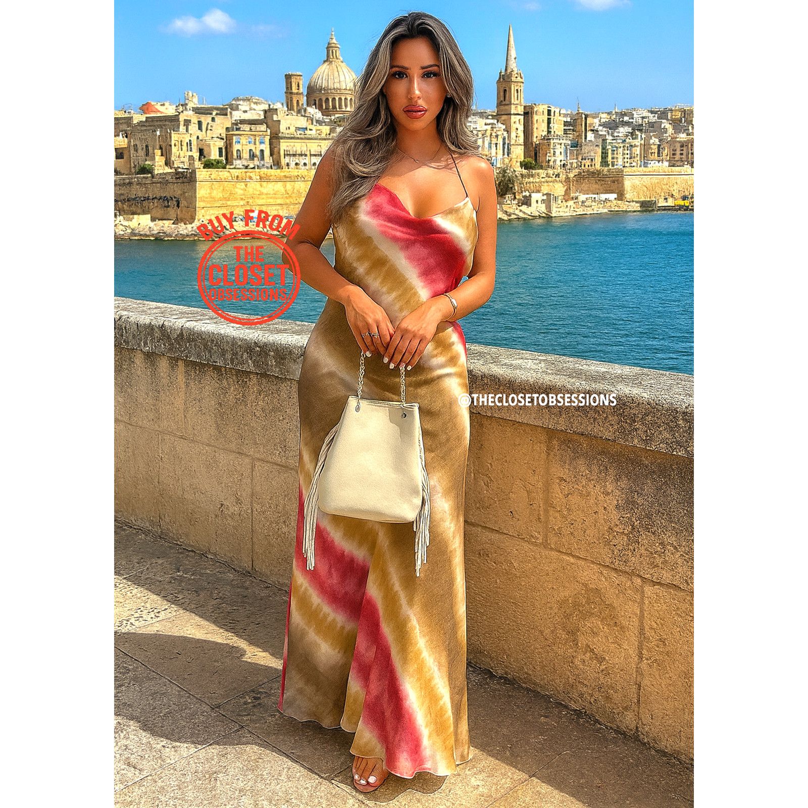 ZARA Cowl Neck Long Dress NWT (L)