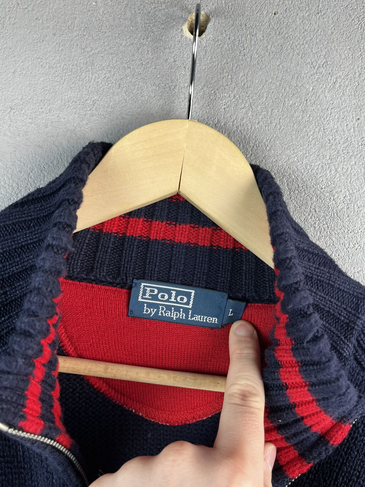Polo Ralph Lauren Polo Ralph Lauren zip sweater size L Size US L / EU 52-54 / 3 - 2 Thumbnail