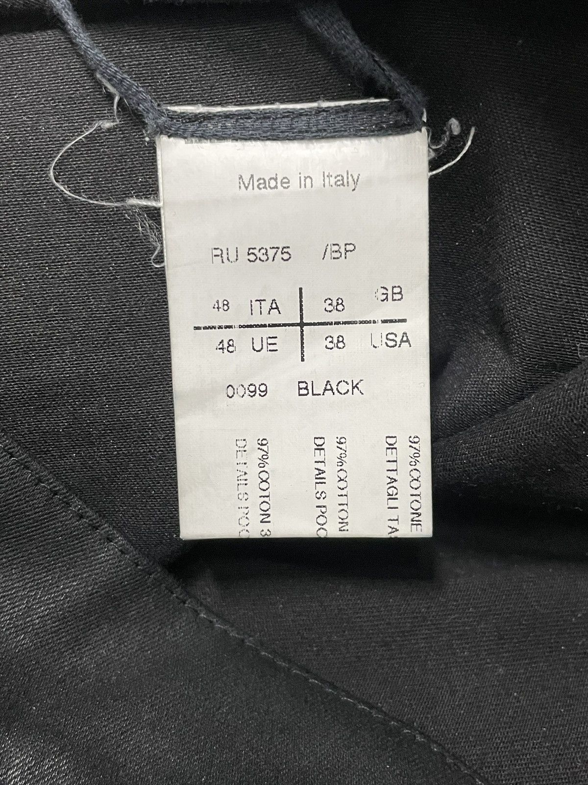 Rick Owens Mainline OG Waxed Memphis Denim Size US 33 - 7 Thumbnail