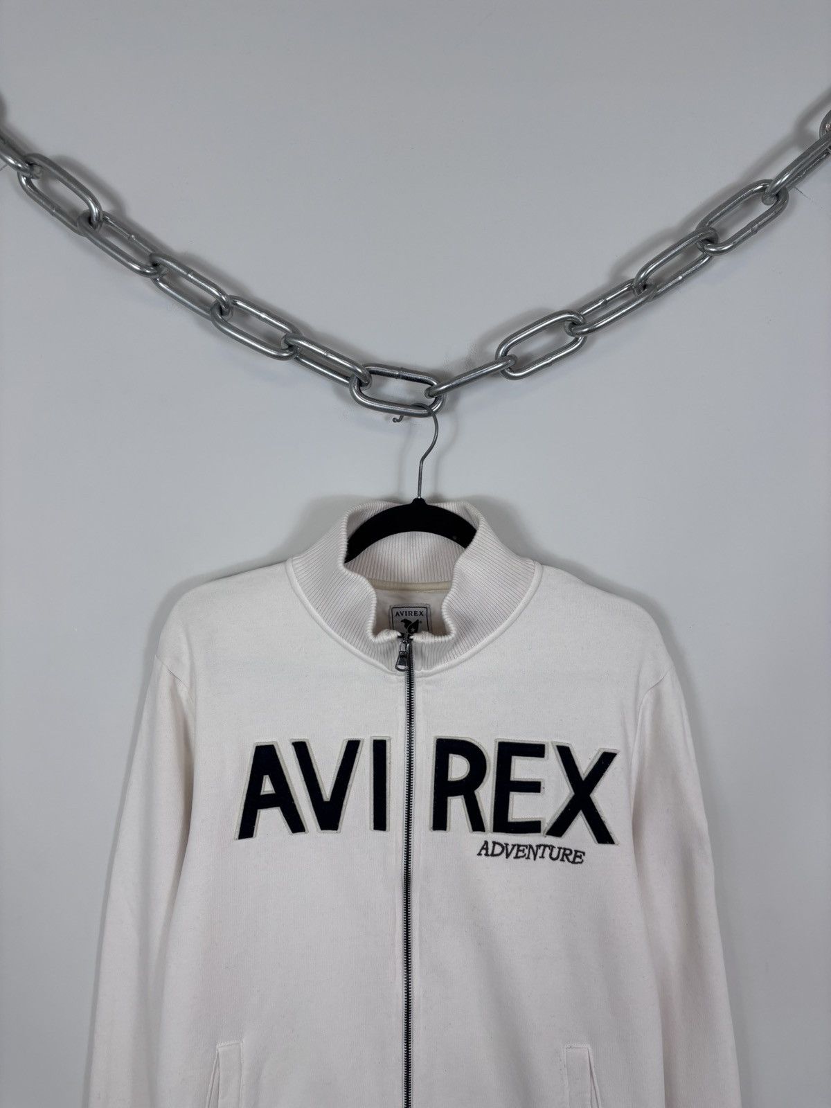 Avirex Vintage Avirex Adventure Y2K Big Logo Zip Up Hoodie Size US XL / EU 56 / 4 - 2 Thumbnail