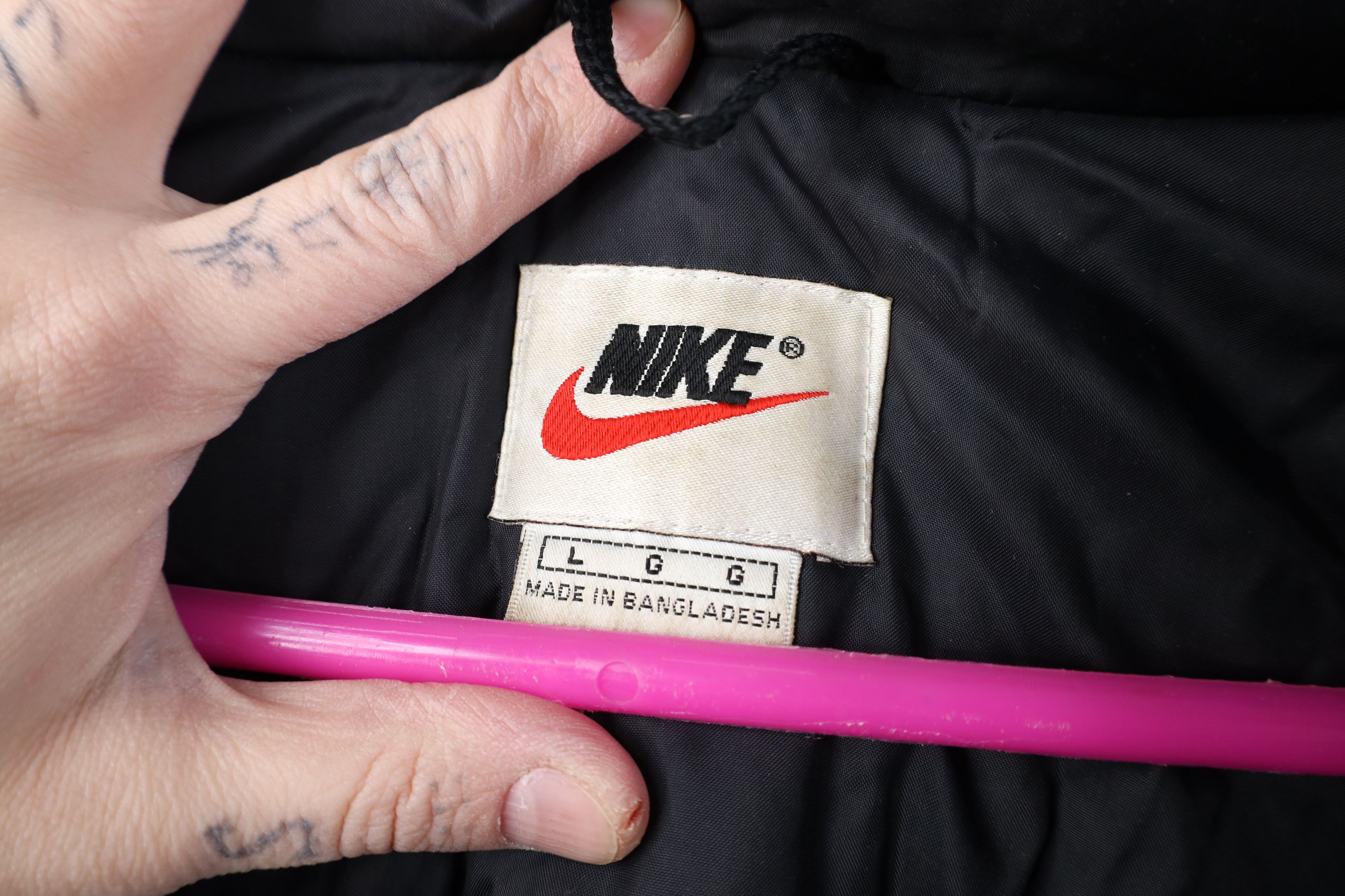 Nike Vintage 90s Nike Scott Quilted Cape Hood Puffer Parka Jacket Size US L / EU 52-54 / 3 - 10 Thumbnail