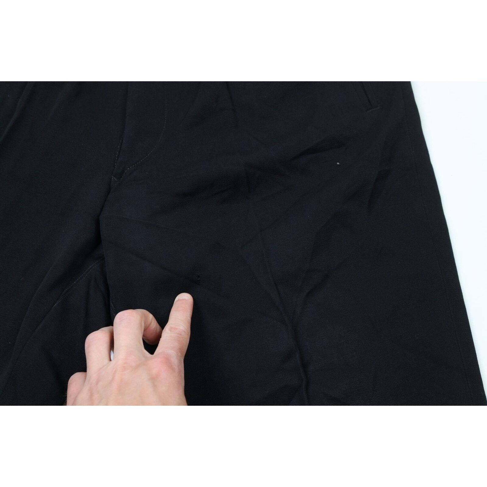 Vintage Vintage 40s Streetwear Thrashed Button Fly Pleated Pants Size US 34 / EU 50 - 6 Thumbnail