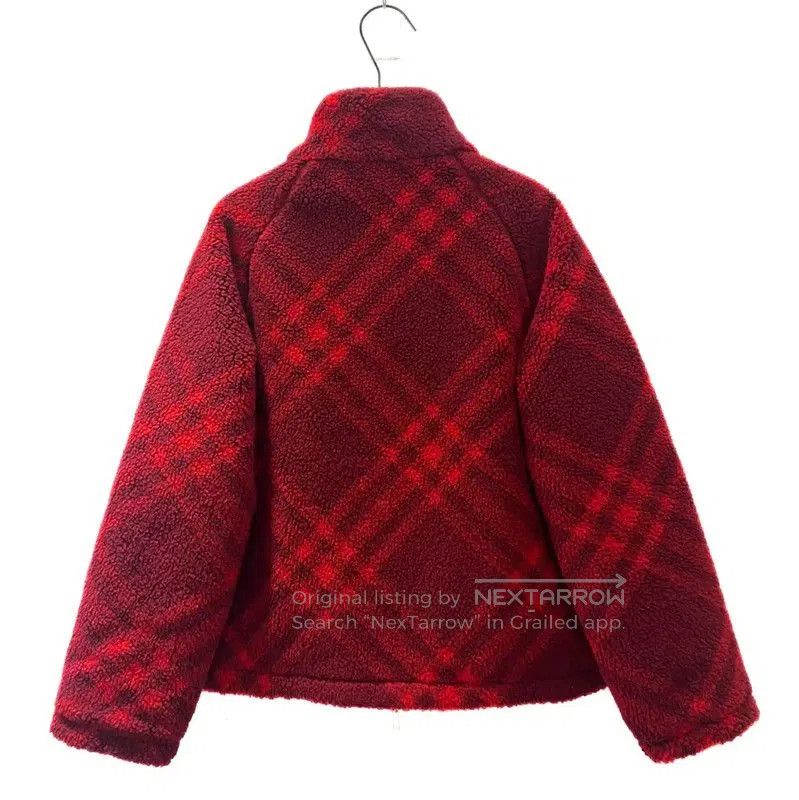 Burberry Burberry Red Wool Women's Jacket. Size XXS / US 00 / IT 34 - 3 Thumbnail
