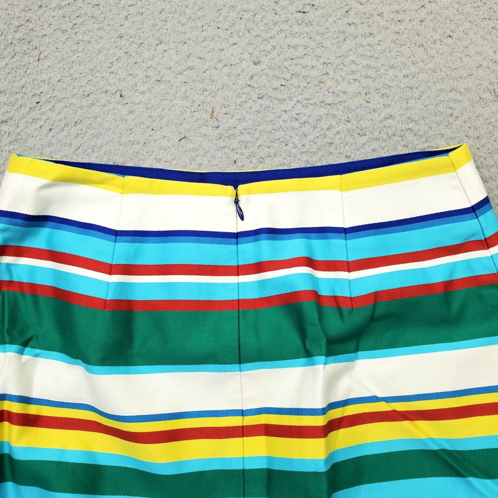 Talbots Talbots Women 4 Striped Straight & Pencil Skirt Lightweight Lined Back Zip Size 4 Multicolor Swing Casual Formal Party/Cocktail NWT Size 27" / US 4 / IT 40 - 8 Thumbnail