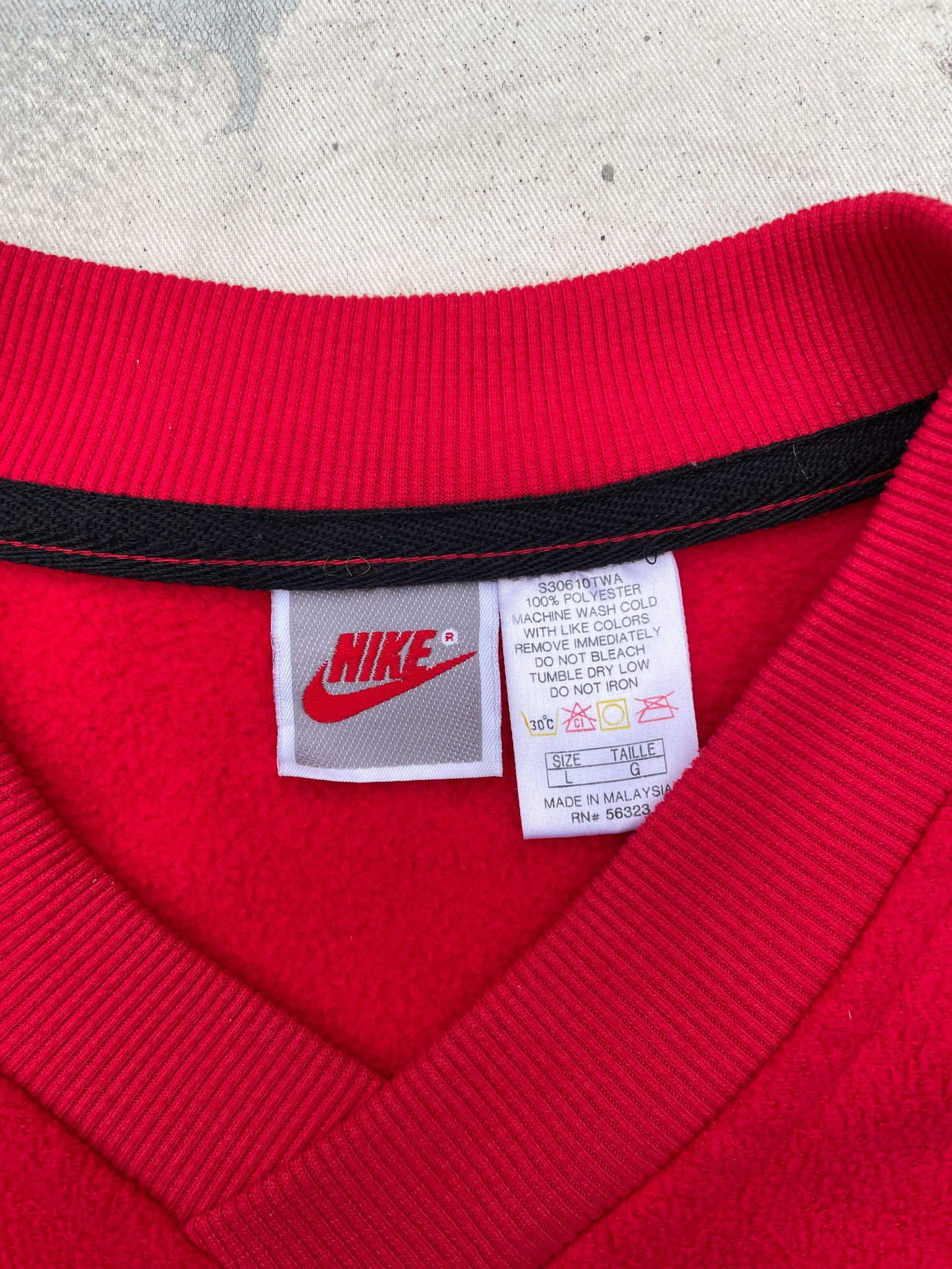 Nike × Vintage Vintage Nike Fit Sweater Vest- 1980s Size US L / EU 52-54 / 3 - 2 Thumbnail