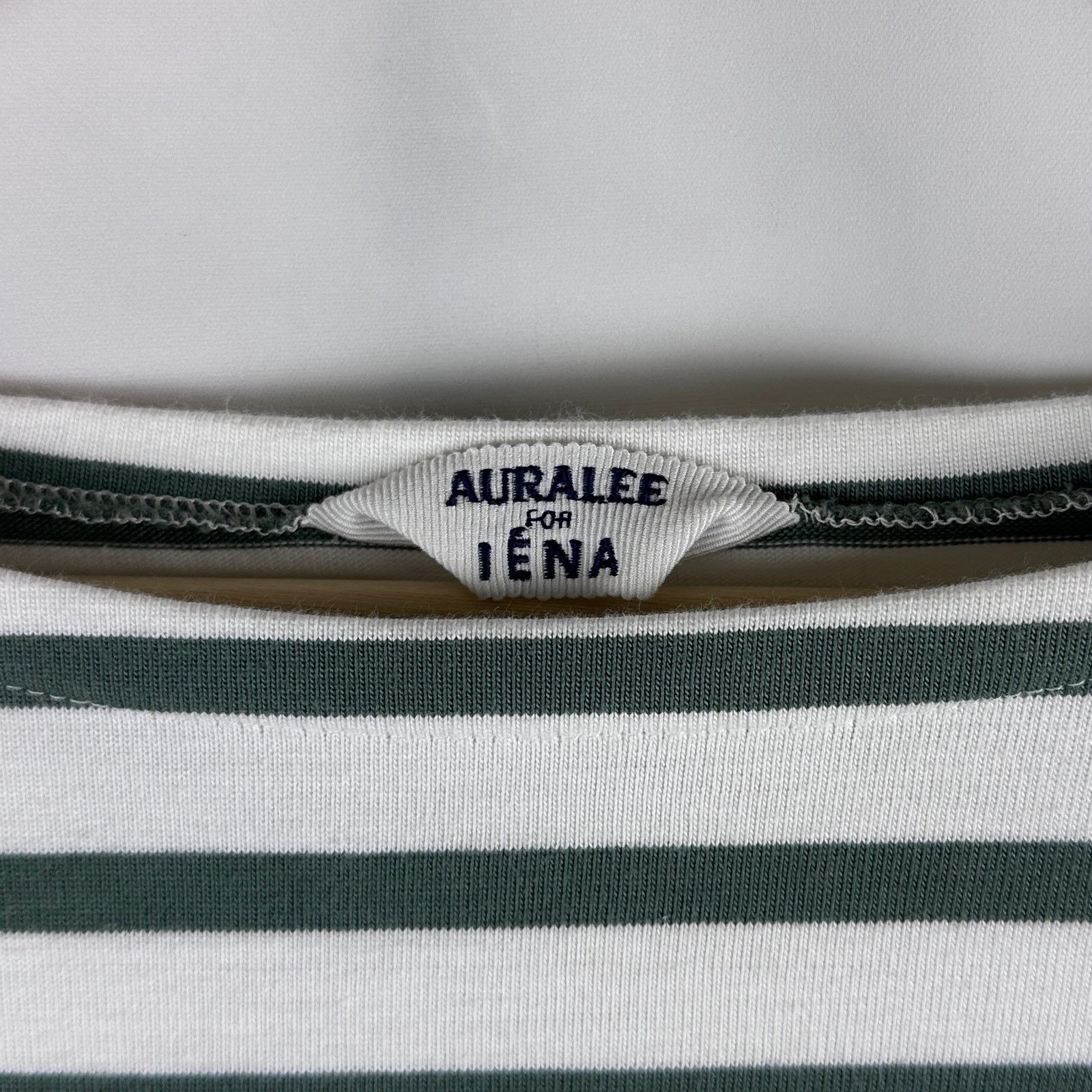 Auralee Iena Green/White Striped Longsleeve Shirt Size S / US 4 / IT 40 - 3 Thumbnail