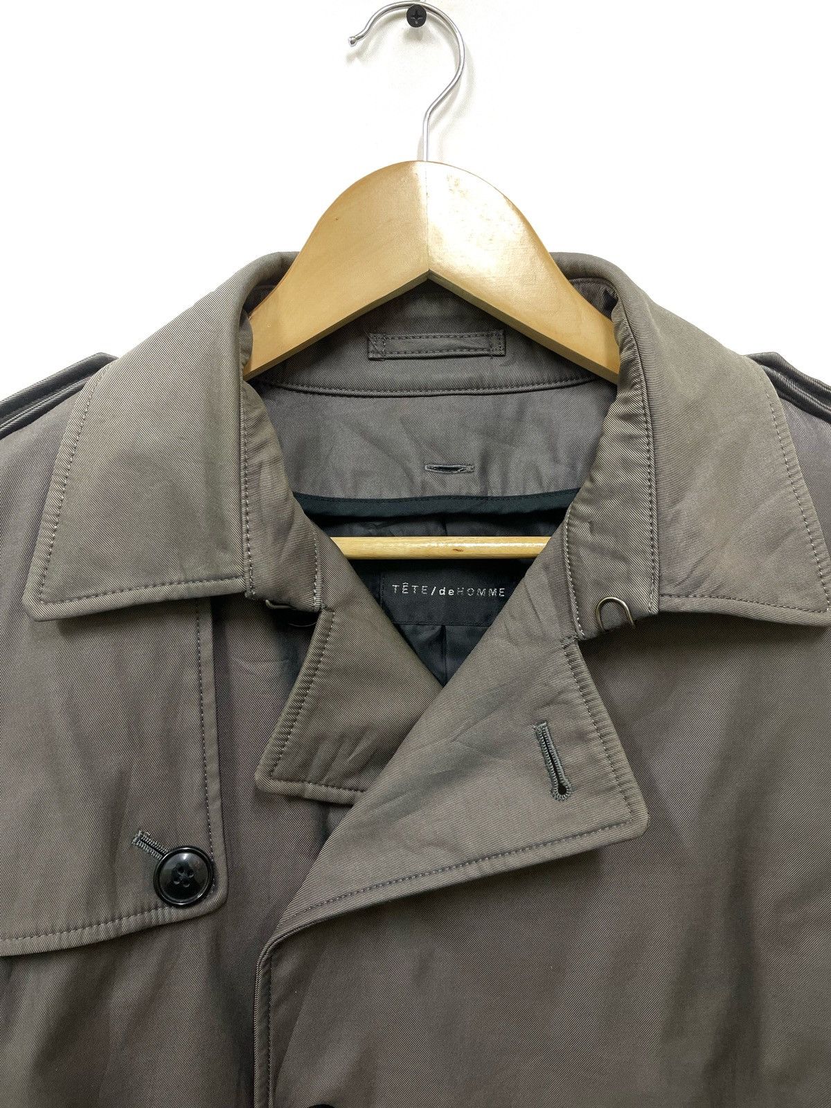 Issey Miyake Long Trench Coat Tete Homme Issey Miyake Size US M / EU 48-50 / 2 - 3 Thumbnail