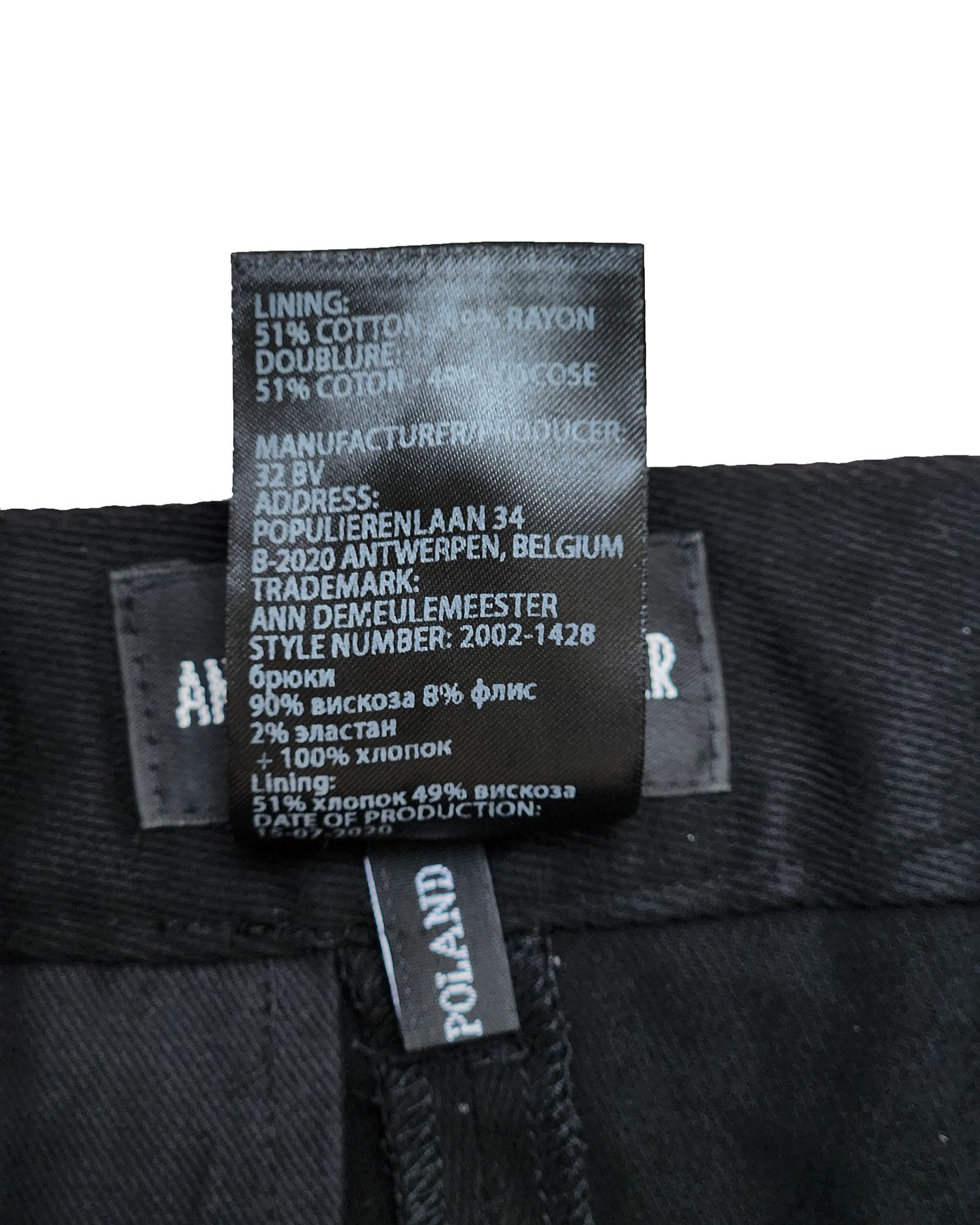 Ann Demeulemeester Ann Demeulemeester "Amedeo" Hook Fasten Trouser Size 32" / US 10 / IT 46 - 8 Thumbnail