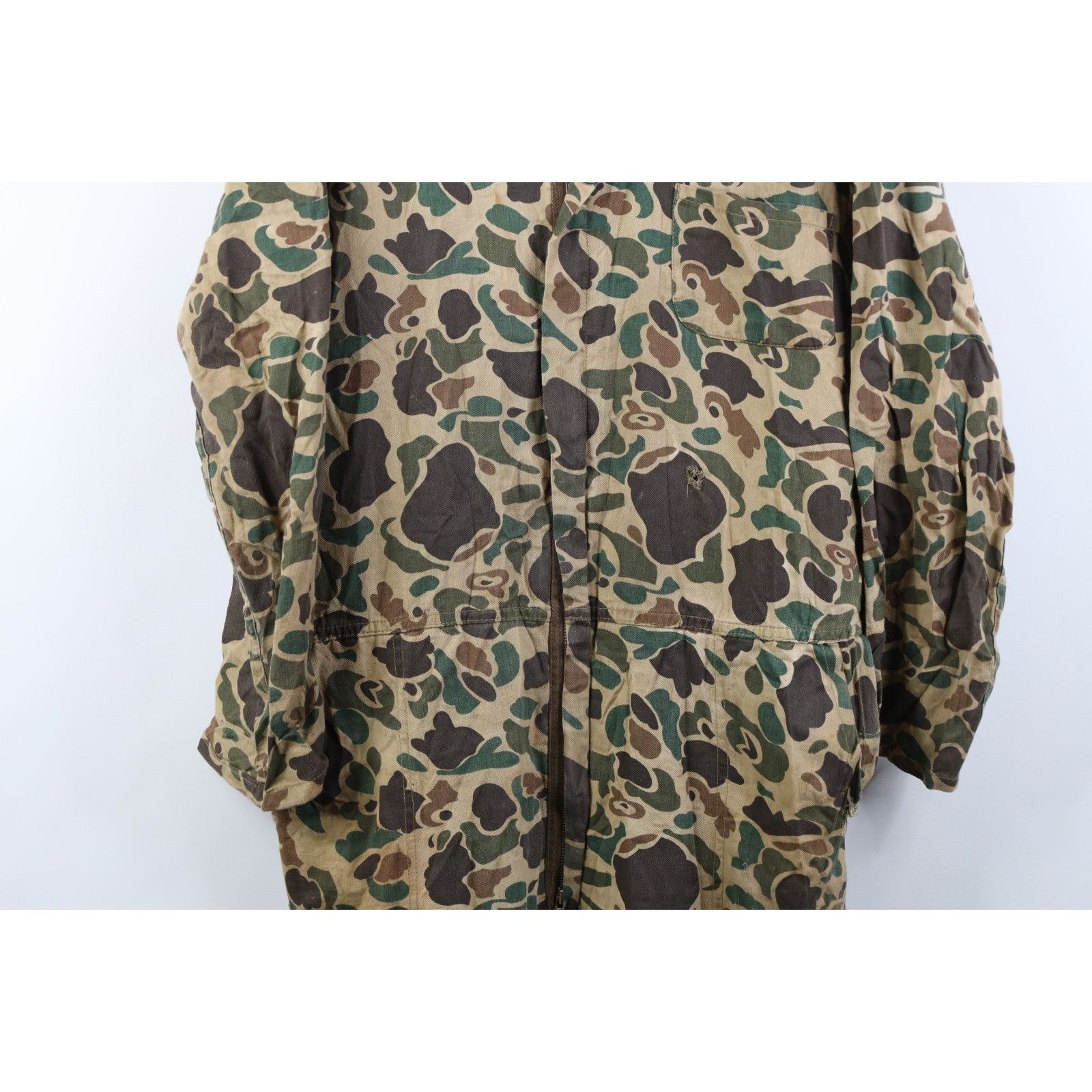 Vintage Vintage 70s Streetwear Frogskin Camouflage Coveralls Size US 38 / EU 54 - 3 Thumbnail