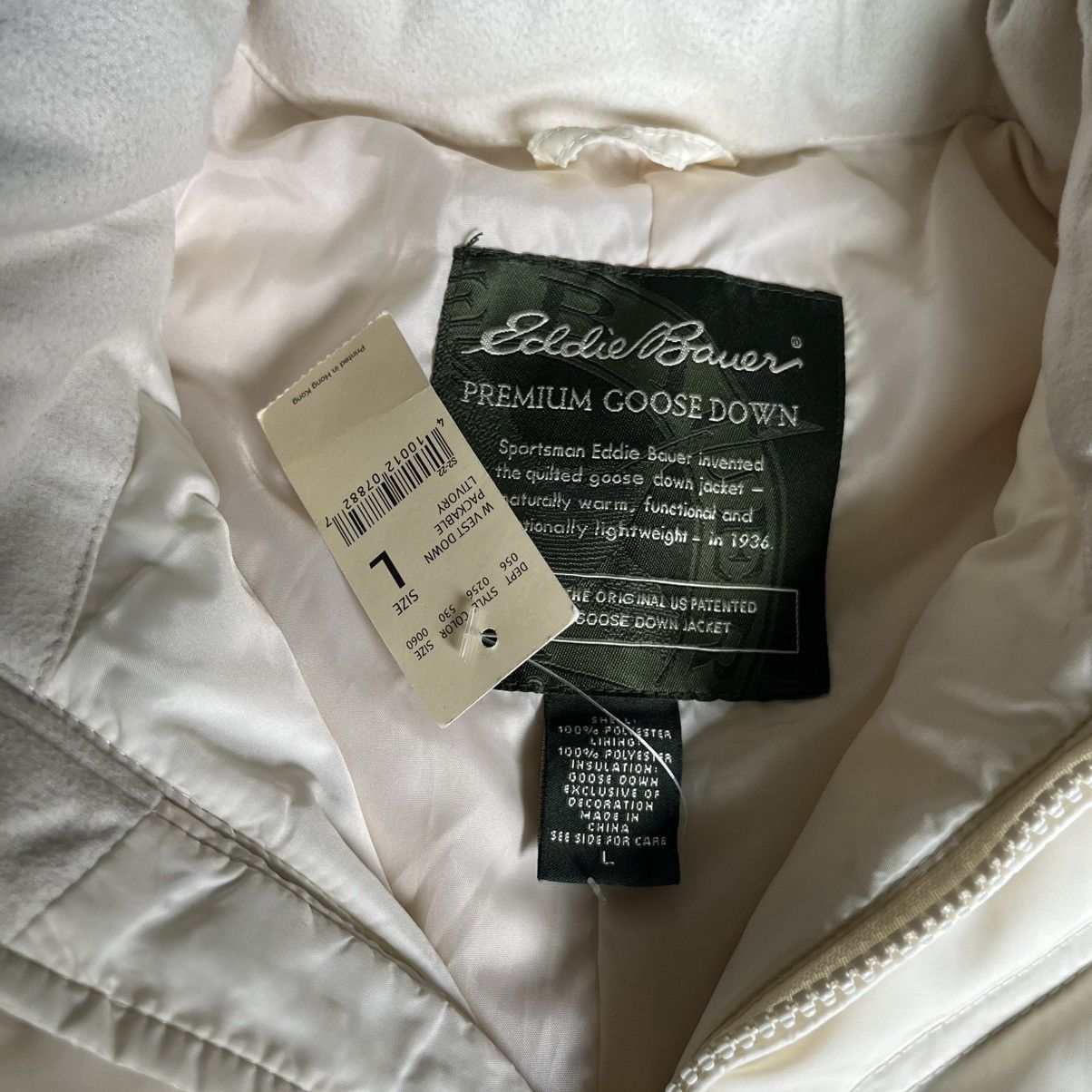 Eddie Bauer New Vintage 2000s Eddie Bauer Premium Goose Down Puffer Vest Size L / US 10 / IT 46 - 7 Thumbnail