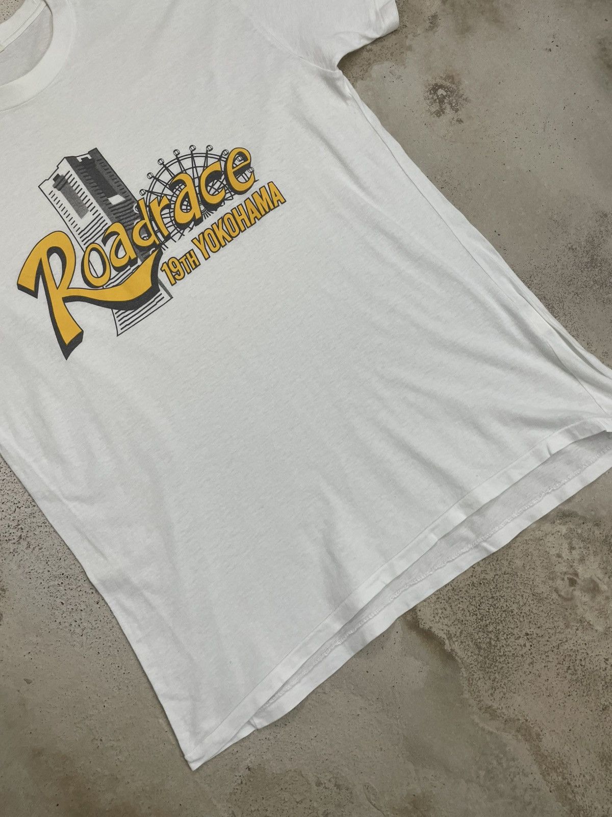 Japanese Brand × Vintage Vintage RoadRace 10th Yokohama Japan Event Tee Size US M / EU 48-50 / 2 - 4 Thumbnail