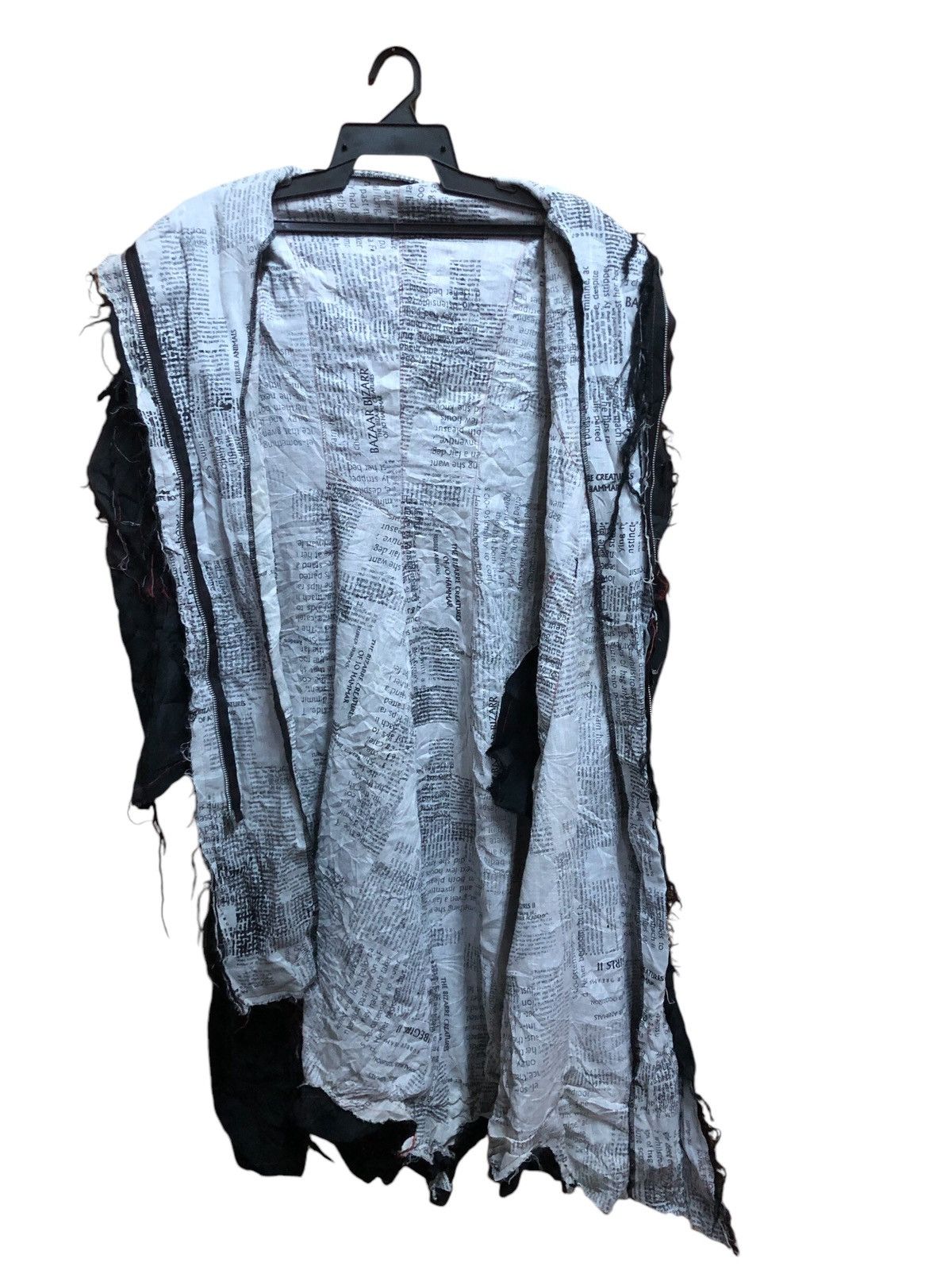 Japanese Brand × Vintage H.naoto Avant garde Punk rockabilly Gothic long jacket Size XS / US 0-2 / IT 36-38 - 3 Thumbnail