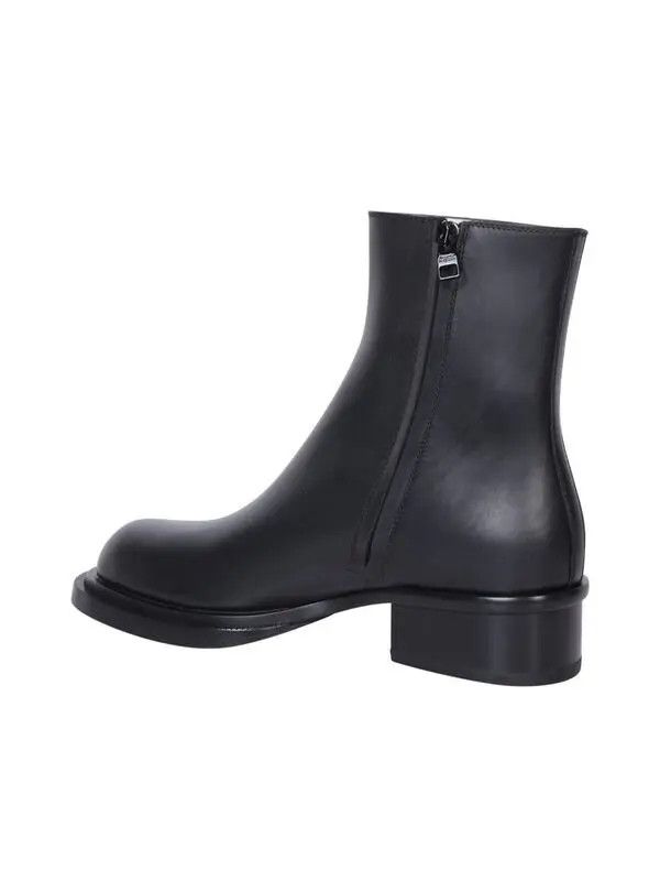 Alexander McQueen o1w1db10725 Cuban Stack Boot in Black Size US 8 / EU 41 - 3 Thumbnail