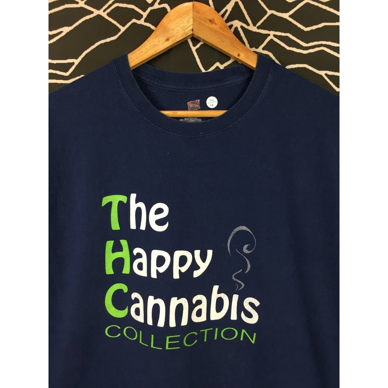 Hanes The Happy Cannabis Collection Graphic Funny Humor Tee Size US M / EU 48-50 / 2 - 3 Thumbnail