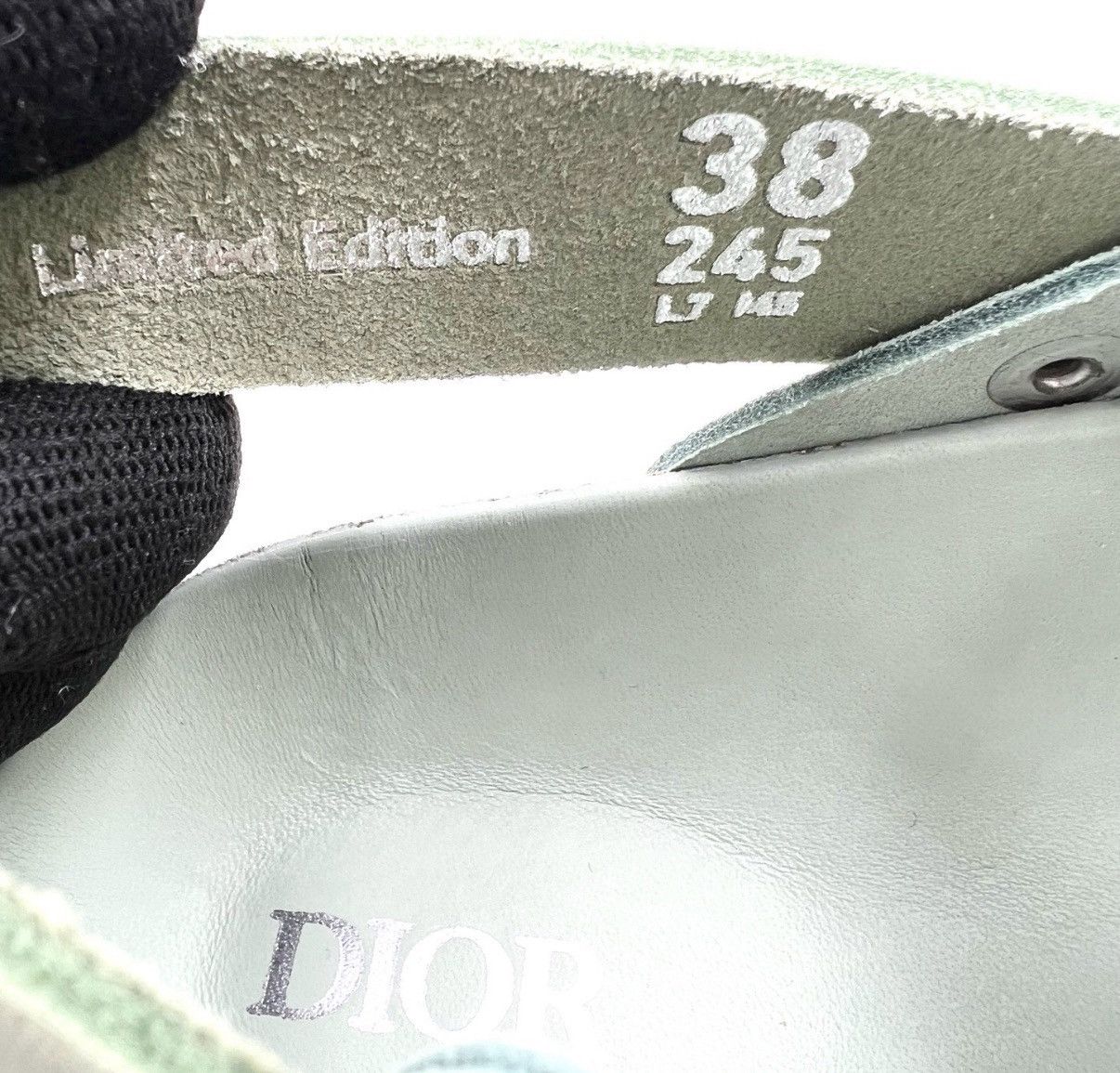 Dior Dior x Birkenstock Tokio Mint Green Flat Sandals K12 Size US 8 / IT 38 - 4 Thumbnail