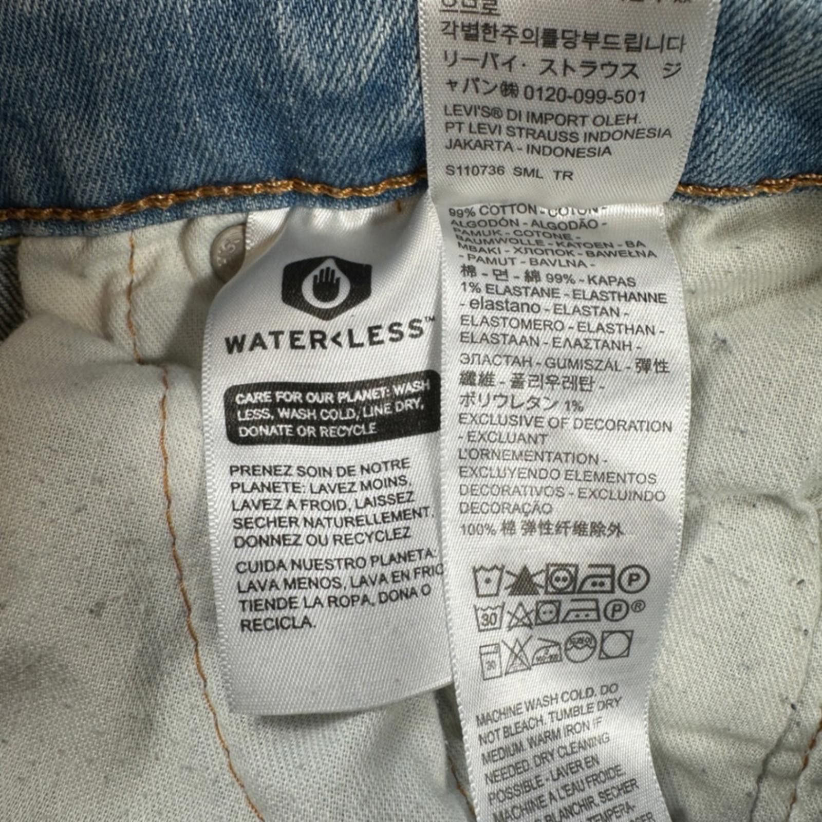 Levi's Levis 514 Mens Jeans 29x32 Blue Straight Fit Light Wash Size US 29 - 10 Thumbnail