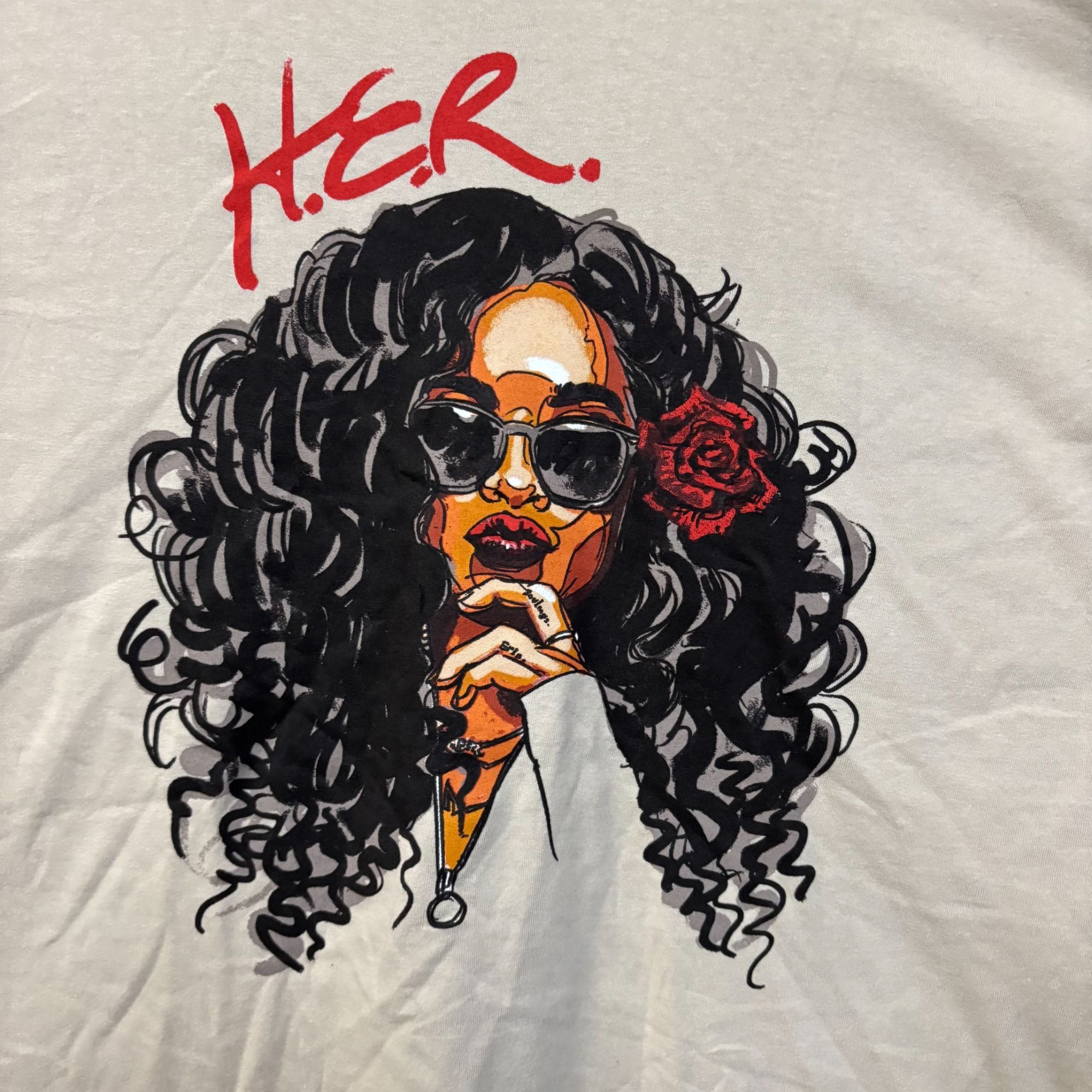 Other H.E.R Artwork Portrait Graphic Design T-Shirt 2XL Size US XXL / EU 58 / 5 - 2 Thumbnail