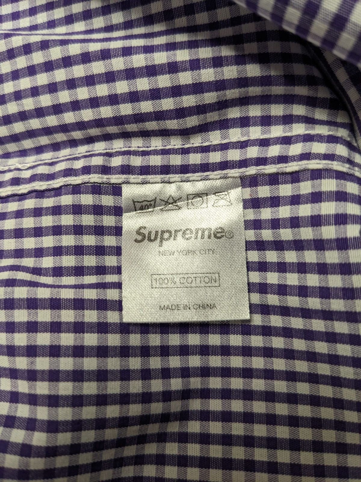 Supreme SUPREME GINGHAM PLAID 4-POCKET BUTTON-UP SHIRT L Size US L / EU 52-54 / 3 - 9 Thumbnail