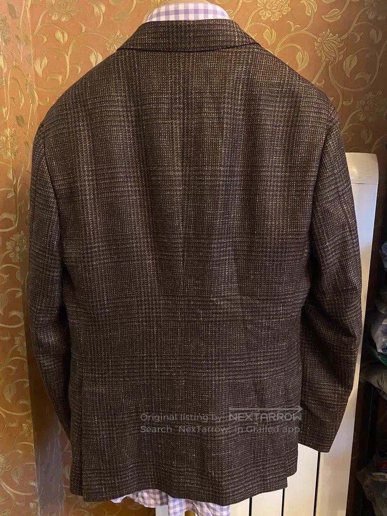 Brunello Cucinelli Brunello Cucinelli Suit jacket, linen, wool, and silk blen Size 50L - 4 Thumbnail