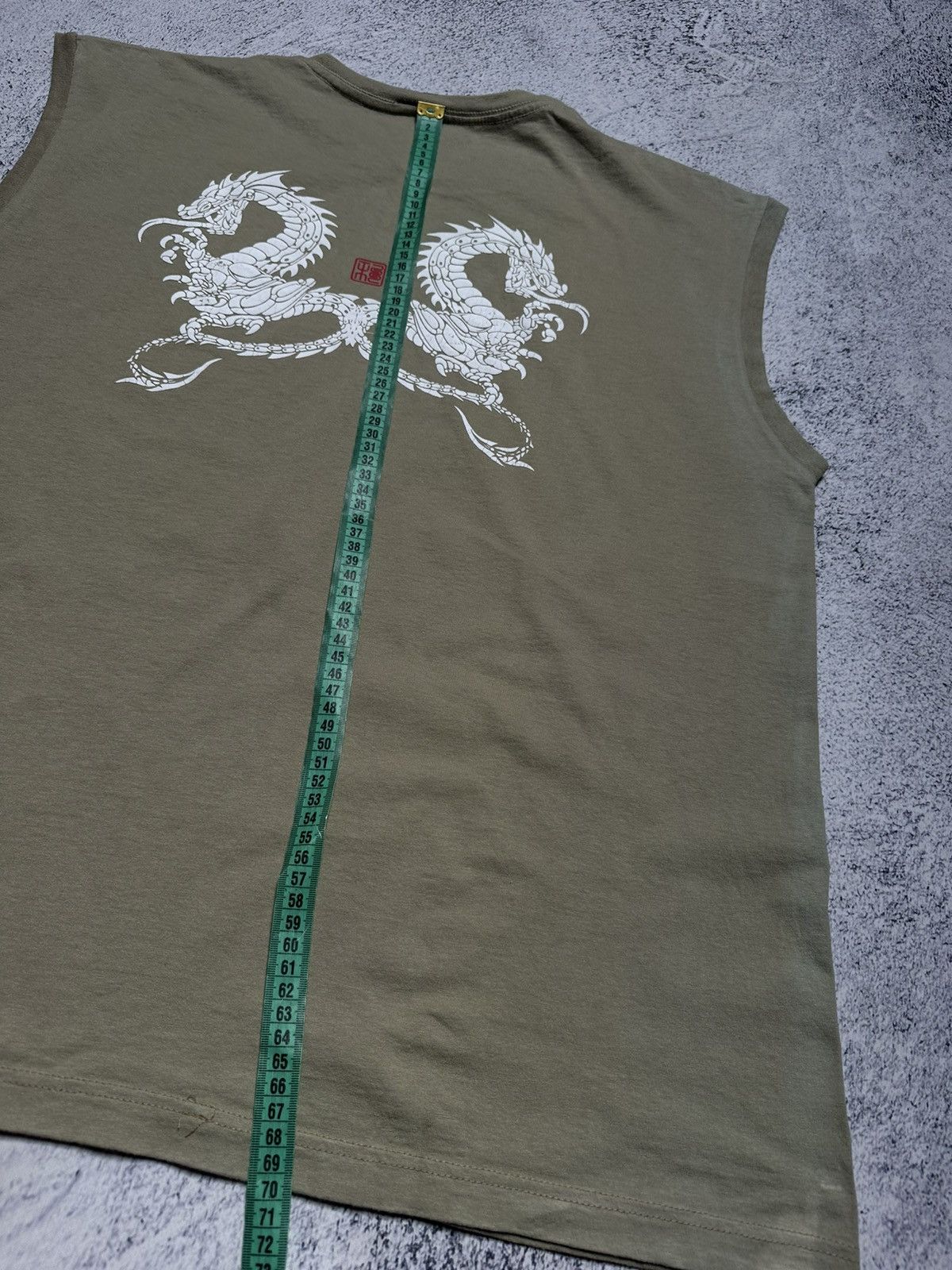 Stussy Vintage 90s Stussy Outdoor Dragon Print Tank Top T shirt Size US XL / EU 56 / 4 - 14 Thumbnail