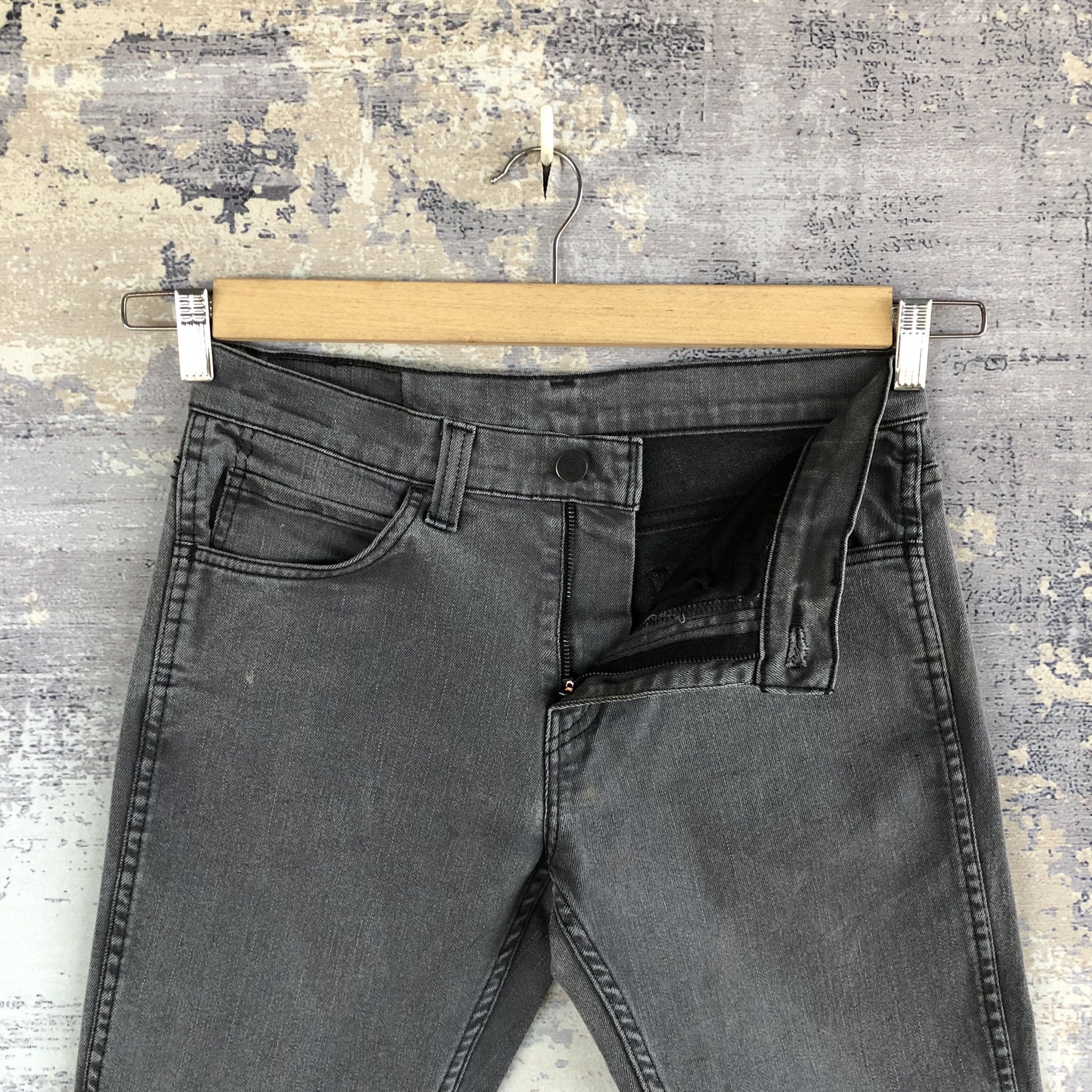 Levi's Vintage Levis Ash Grey Jeans Levi's Faded Skinny Denim Size 28" / US 6 / IT 42 - 6 Thumbnail