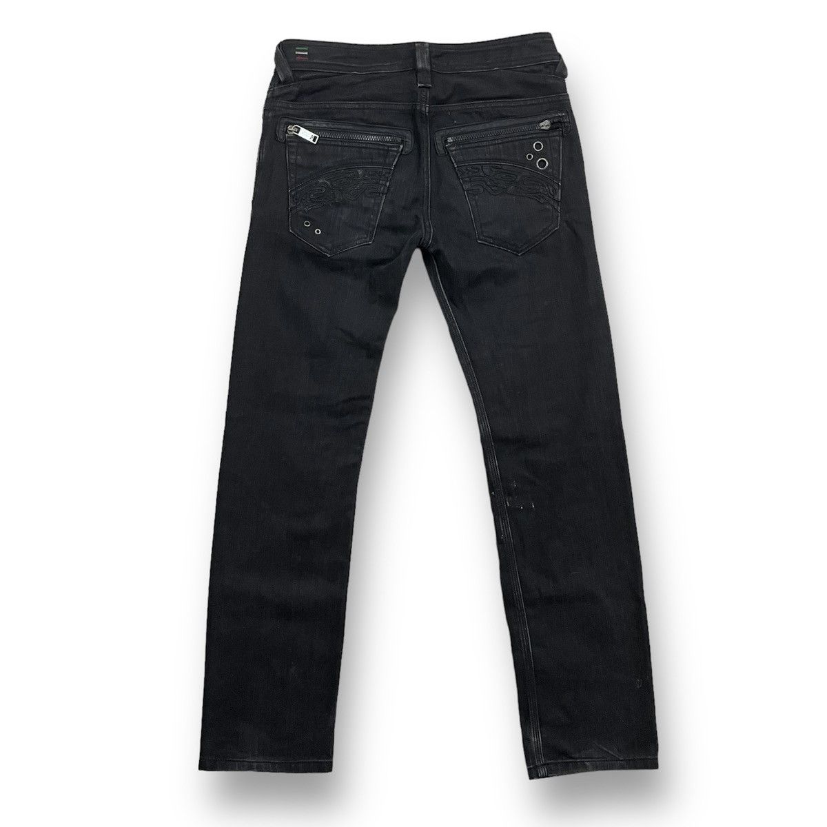 If Six Was Nine Rare Diesel Slammer Made in Italy by Cow Leather Size US 31 - 6 Thumbnail