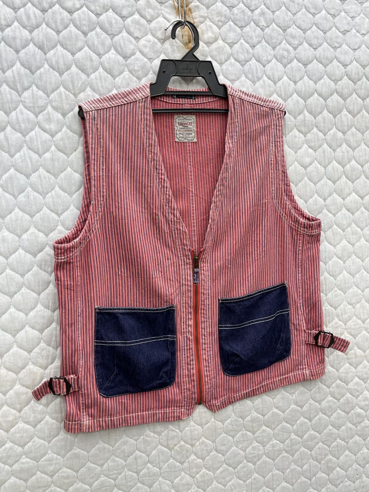 Japanese Brand 🔥🔥🔥ARCHIVE PRACT STUDIO ZIPPER VEST Size US M / EU 48-50 / 2 - 3 Thumbnail