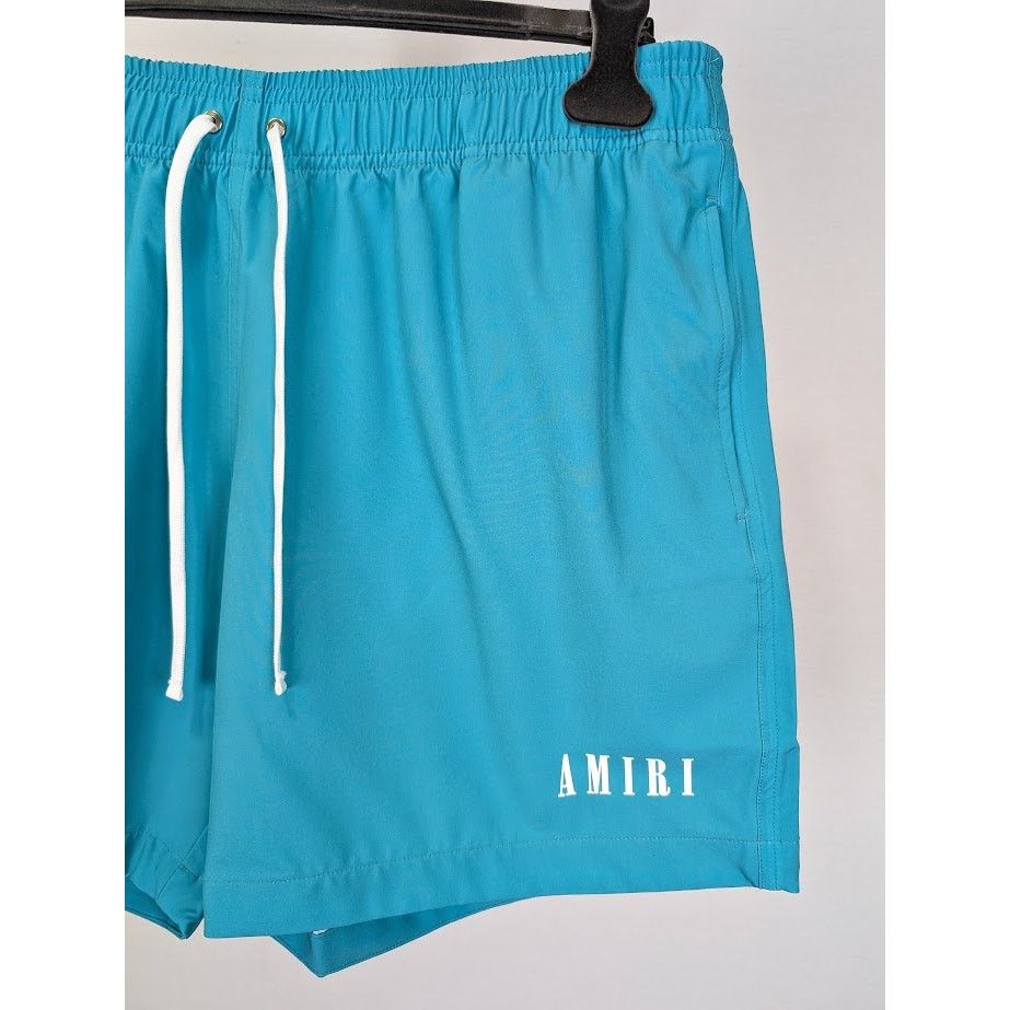 Amiri o1rshd1 Core Logo Swim Trunk Short in Columbia Size US 36 / EU 52 - 4 Thumbnail
