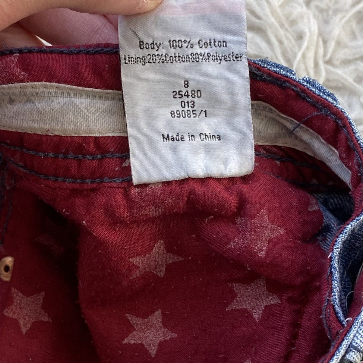 If Six Was Nine 📌 Vintage Soulcat USA Flag Metal Stars Y2K Shorts Size 30" / US 8 / IT 44 - 10 Thumbnail