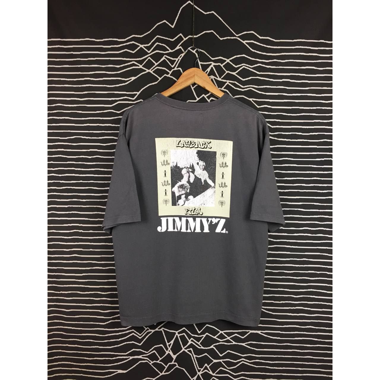 Vintage Vtg Jimmy'z Layback Film Skateboarding Surfing Tee Size US L / EU 52-54 / 3 - 2 Thumbnail