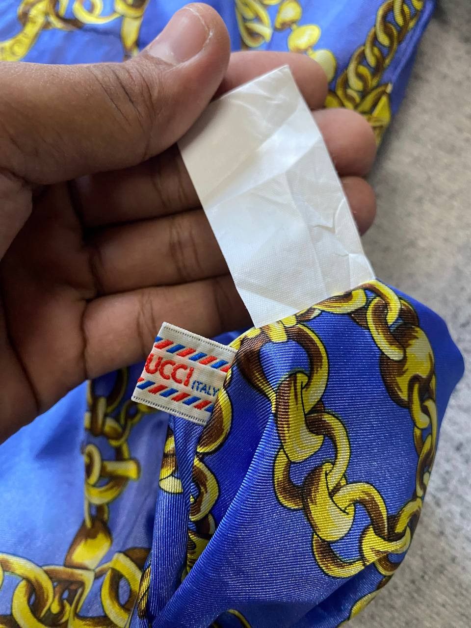 Fiorucci × Vintage Vtg Fiorucci Gold Chain Nylon Windbreaker Rain Coat Parka Size XL / US 12-14 / IT 48-50 - 15 Thumbnail
