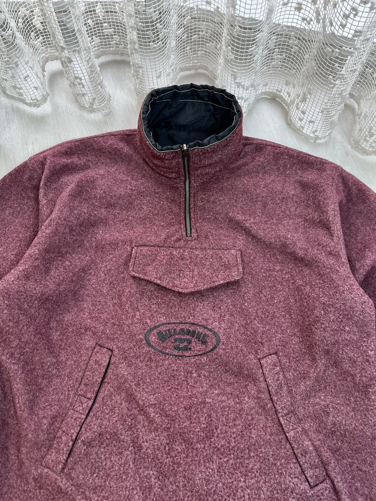 Billabong × Vintage Billabong Reversible Nylon Anorak Jacket Center Logo Vintage Size US L / EU 52-54 / 3 - 11 Thumbnail