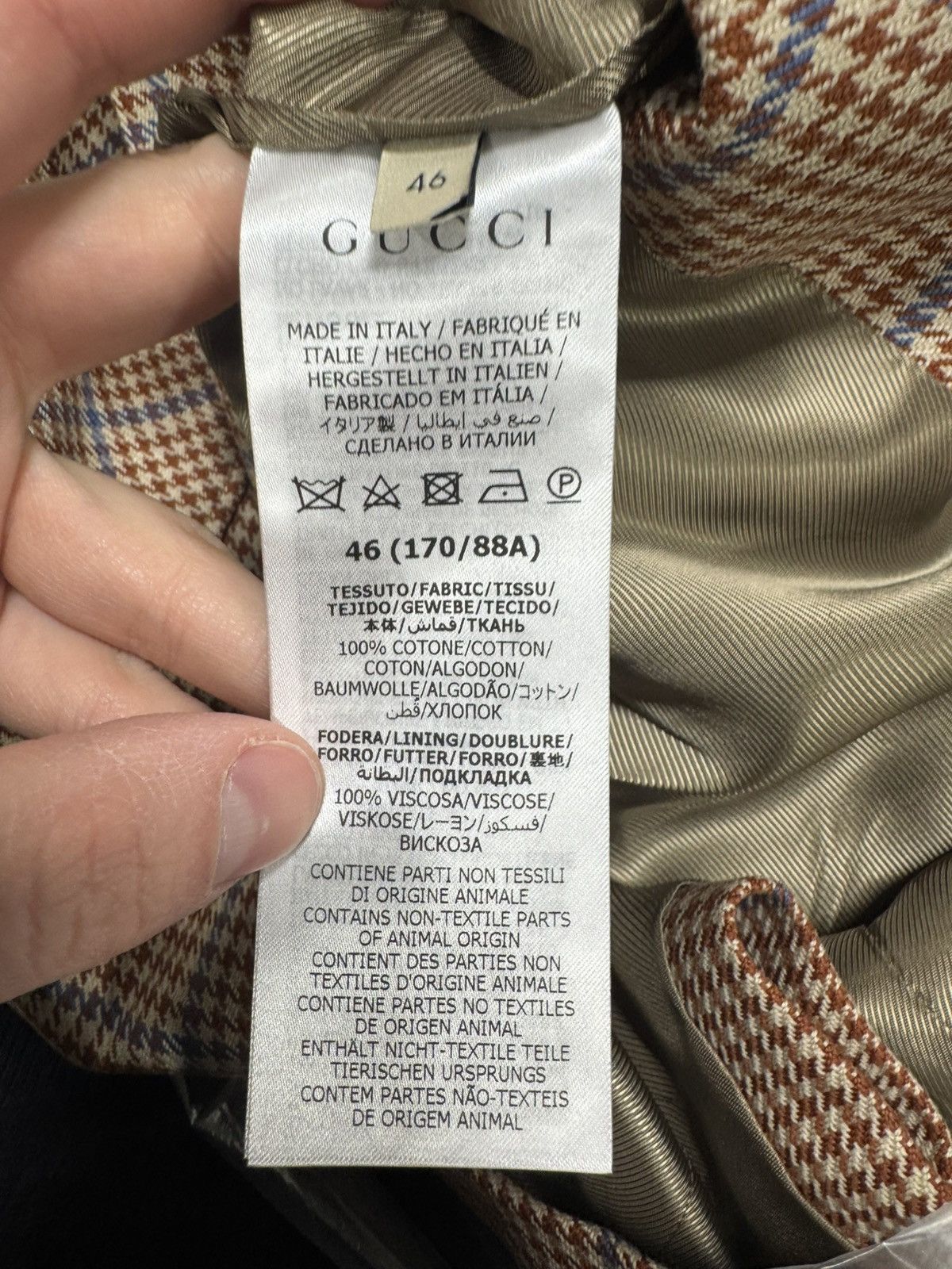 Gucci Gucci Check Blazer Jacket NEW 2000$ Size US S / EU 44-46 / 1 - 6 Thumbnail
