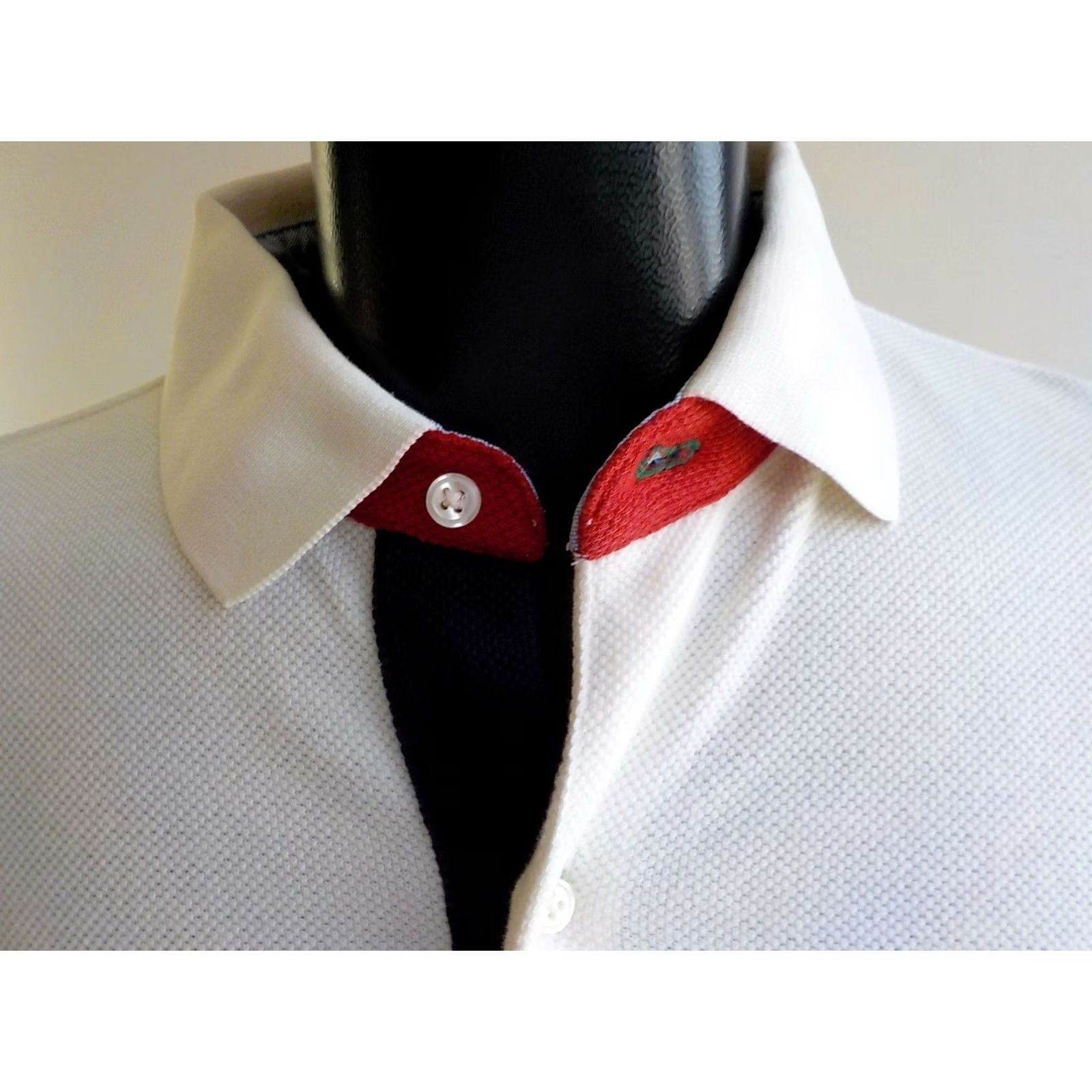 Tommy Hilfiger TOMMY HILFIGER Mens LS Rugby Shirt HILFIGER Spellout Ivory/Red/Blue LARGE Rugby Shirt Mens L Ivory Red Blue Size US L / EU 52-54 / 3 - 3 Thumbnail
