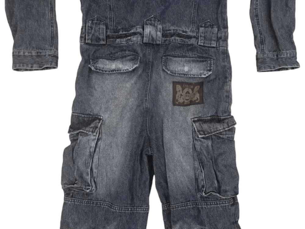 LOWBOX LOWBOX Tactical Multipocket Punk Style Overall Jeans Size US 34 / EU 50 - 17 Thumbnail