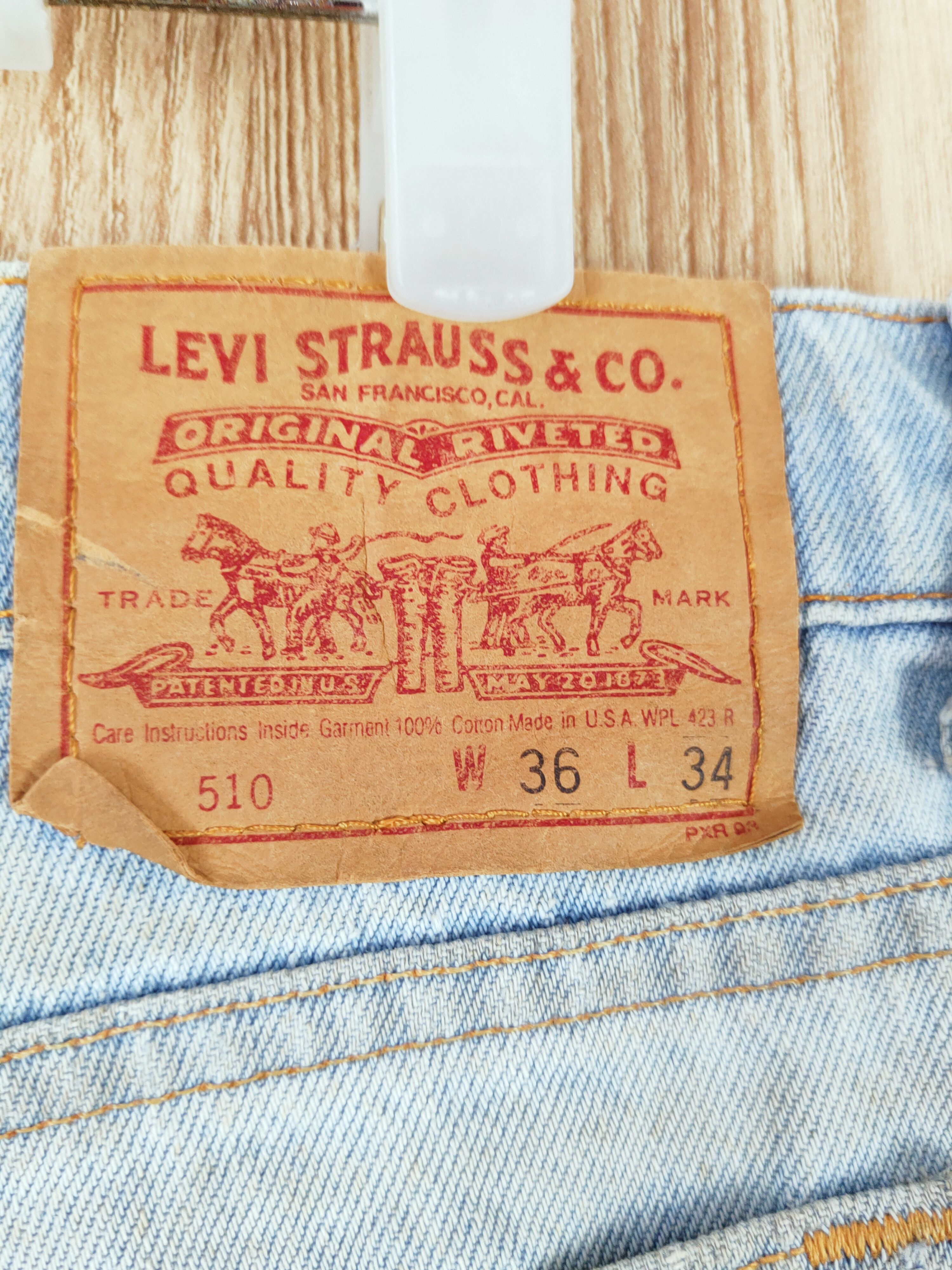 Levi's Levi's vintage usa Blue Faded Distressed Ripped Jeans #W804 Size US 36 / EU 52 - 7 Thumbnail