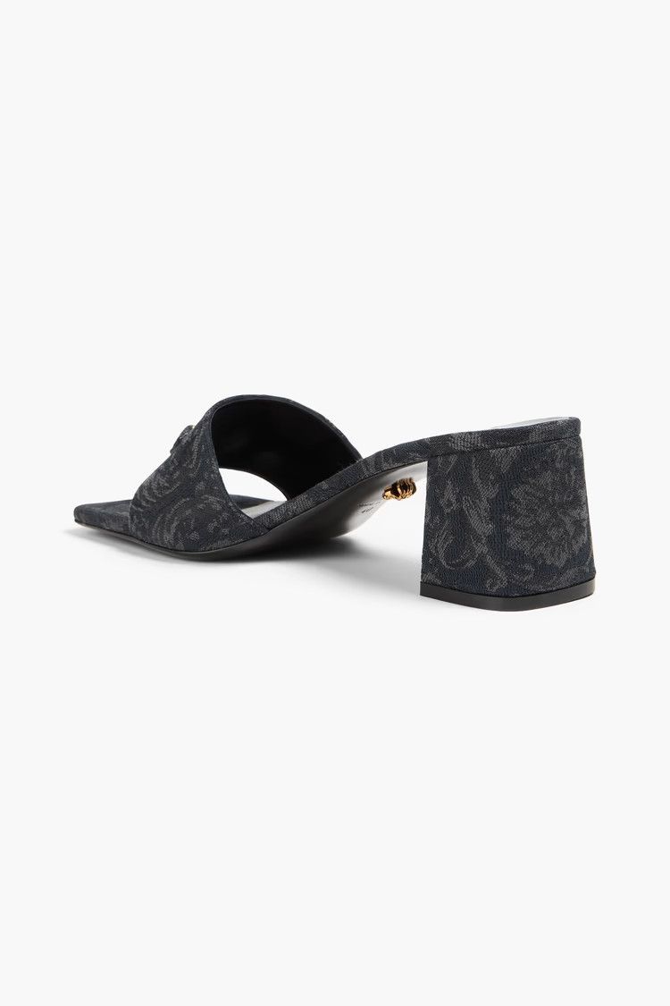 Versace o1y0226 Mules in Black/Gray Size US 5.5 / IT 35.5 - 2 Thumbnail