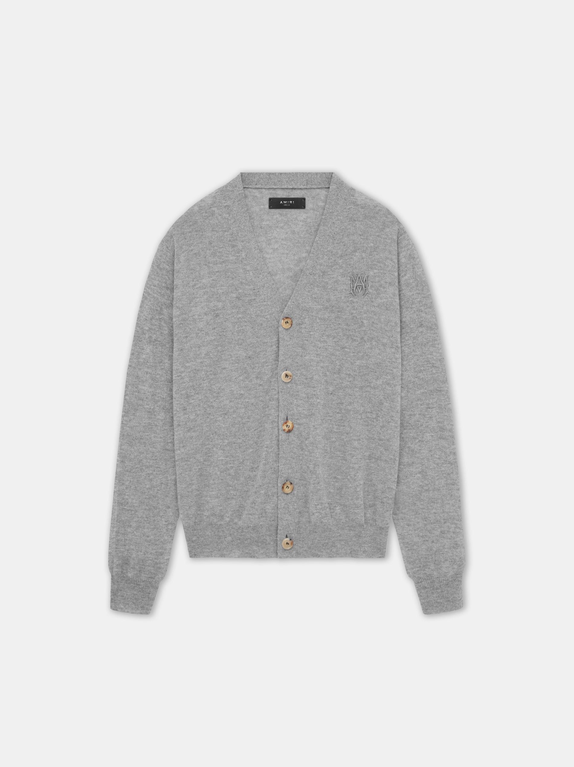 Amiri o1s1wg110925 MA Cardigan in Grey Size US XL / EU 56 / 4 - 1 Thumbnail