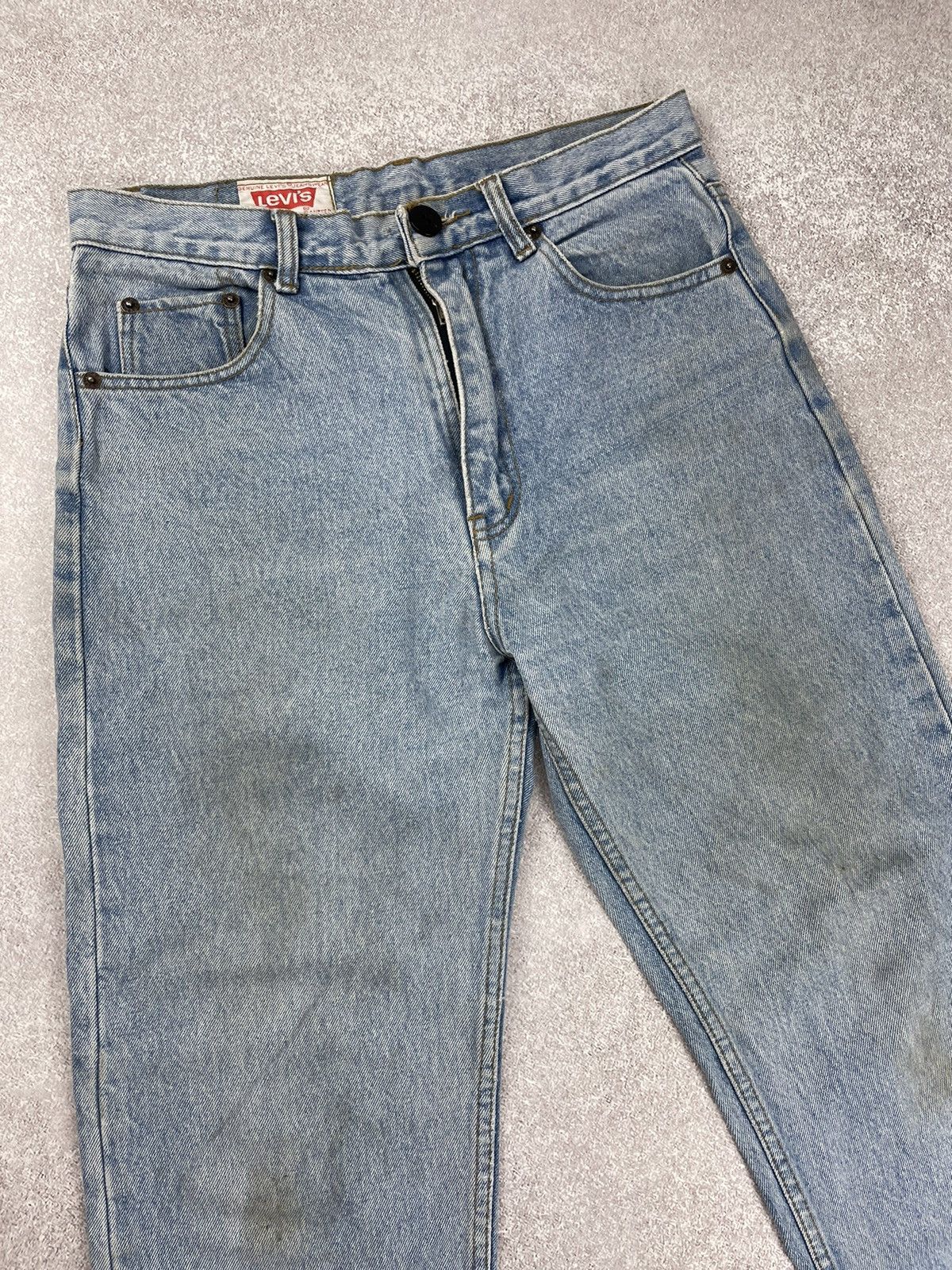 Levi's × Levi's Vintage Clothing Vintage Levis 501 Distressed Faded Blue Jeans Very Rare Size US 30 / EU 46 - 2 Thumbnail