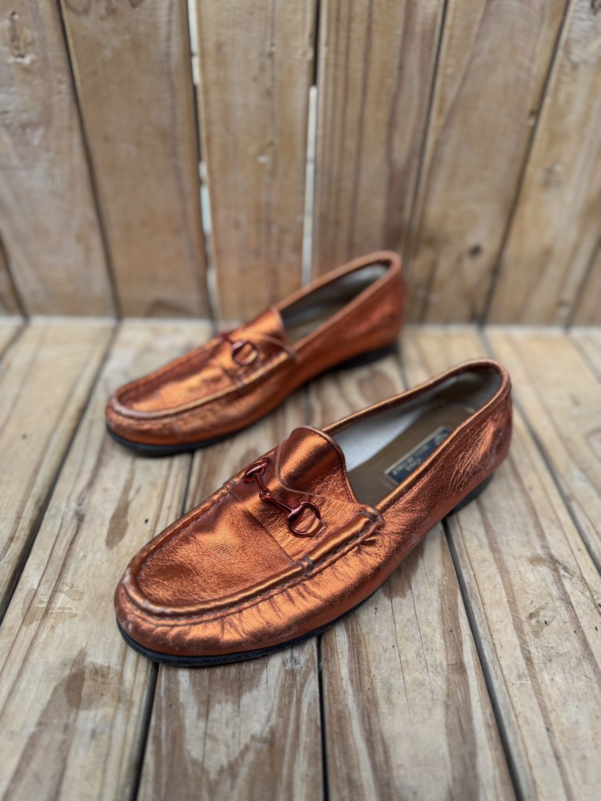 Gucci Gucci 1953 Orange women’s leather flats sz EUR 35.5 USA 5.5 Size US 5.5 / IT 35.5 - 20 Thumbnail