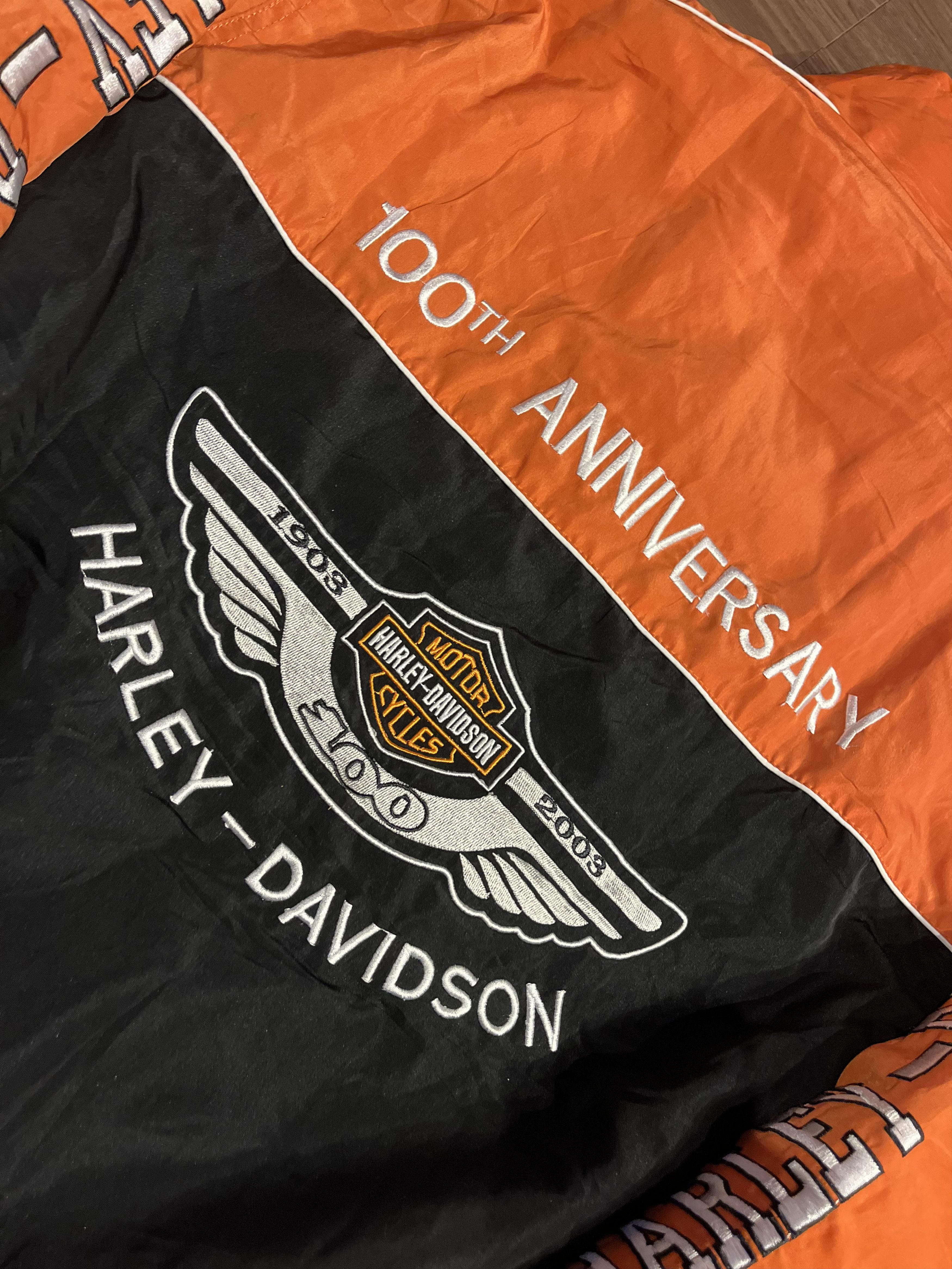 Harley Davidson Harley Davidson 100th Anniversary Racing Jacket Size US XL / EU 56 / 4 - 2 Thumbnail