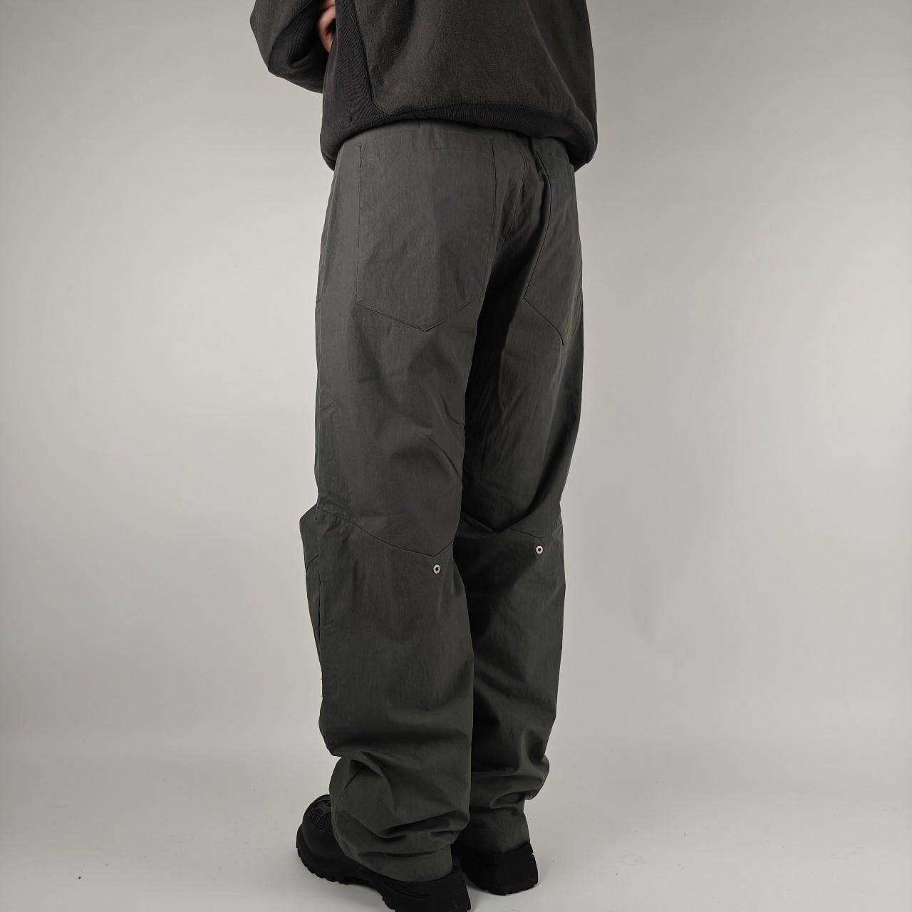 Other 49Percent Grey Armour Layered Knee Wide Leg Trousers Size US 32 / EU 48 - 4 Thumbnail