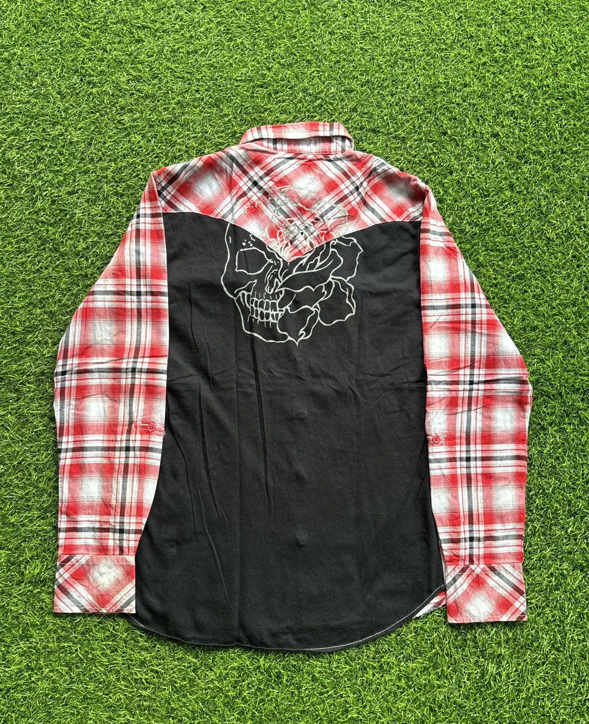 Hysteric Glamour Y2k Established Skull Punk Style Shirt Size US L / EU 52-54 / 3 - 1 Thumbnail