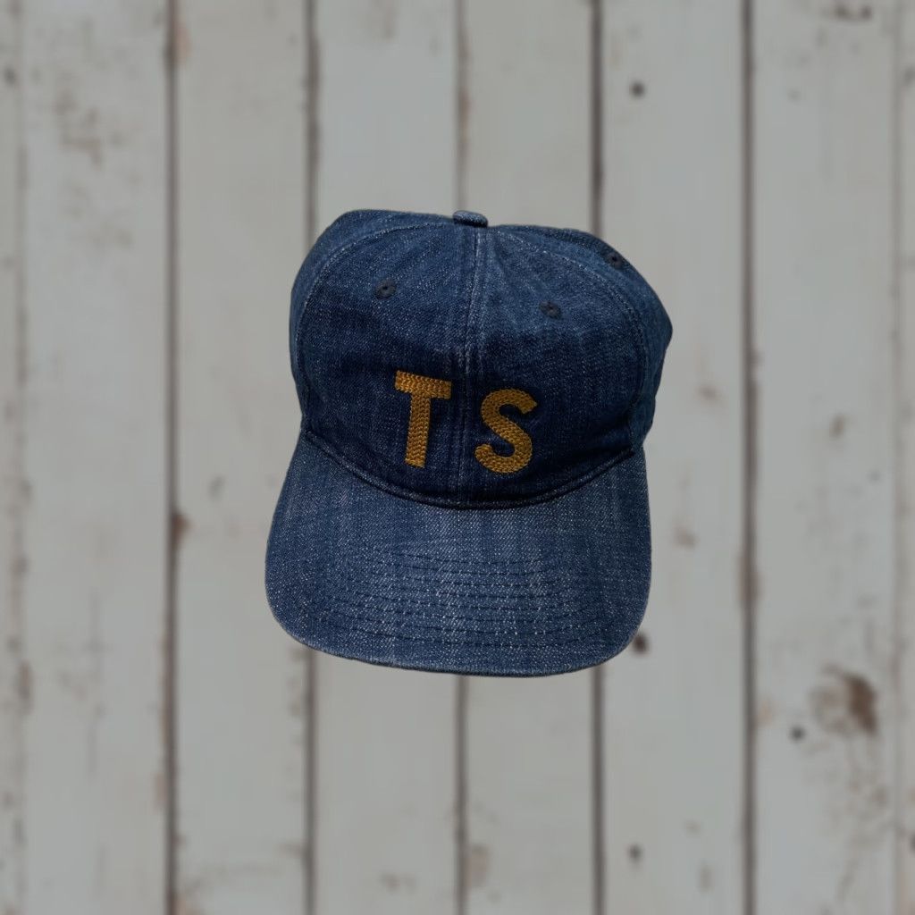 Taylor Stitch Taylor Stitch Hat Baseball Cap OSFM Blue Denim Organic Cotton StrapBack Adjustable Mens Ladies? Size ONE SIZE - 1 Thumbnail